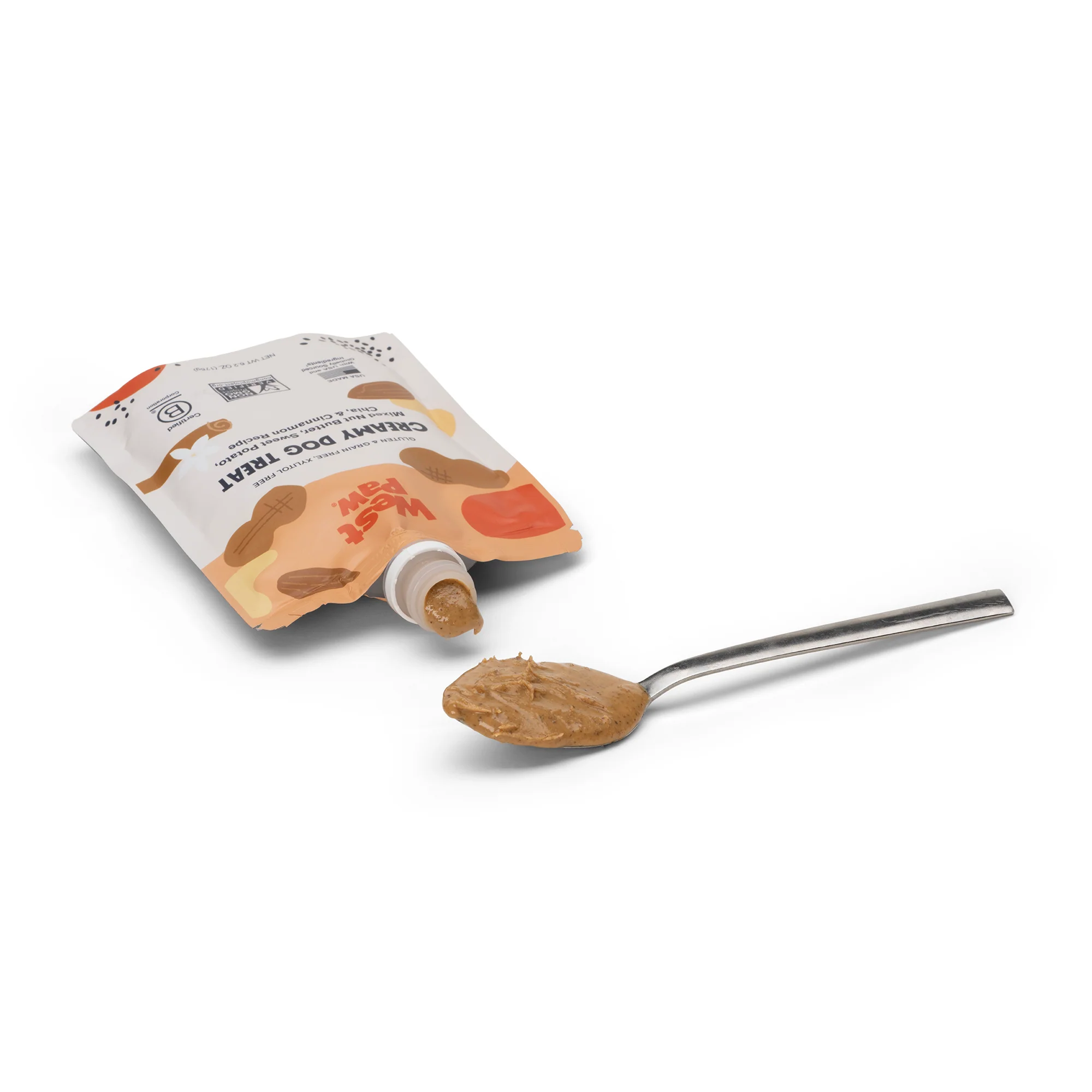 Mixed Nut Butter with Sweet Potato Chia and Cinnamon Creamy Dog Treat - Image 4