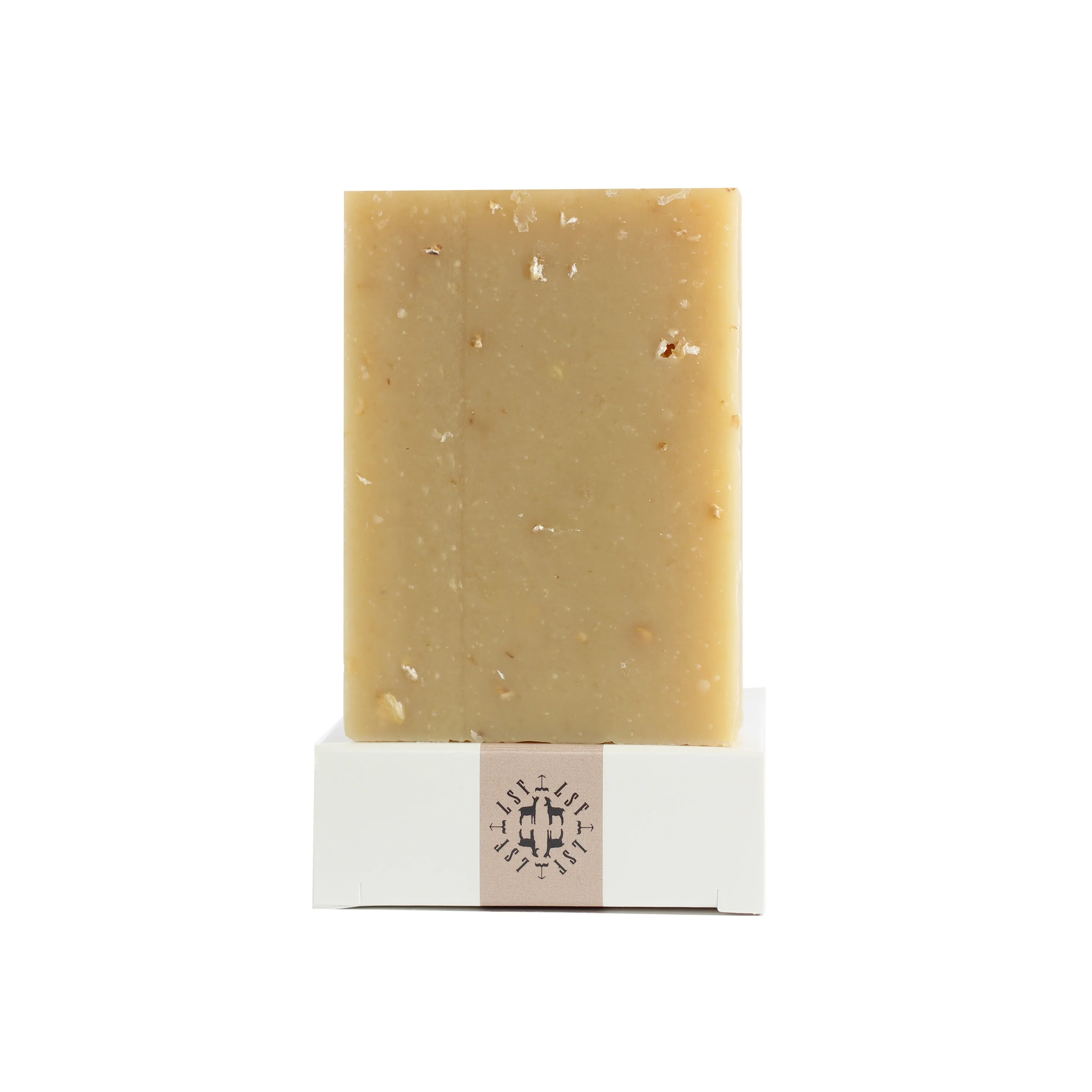 Oat Cleansing Body & Facial Bar Soap - Exfoliating - Image 4