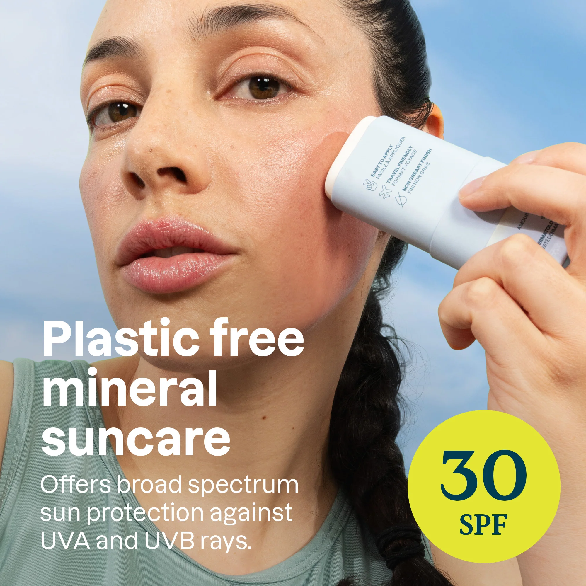 oatmeal sensitive natural Sunscreen Stick SPF30 - Image 5