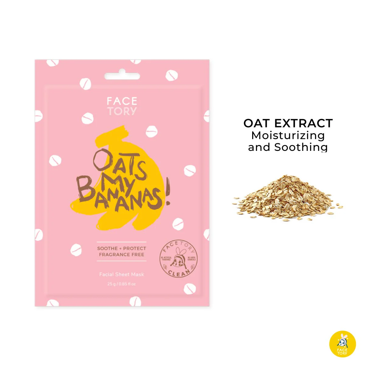 Oats My Bananas Sheet CALMING Mask - Image 3