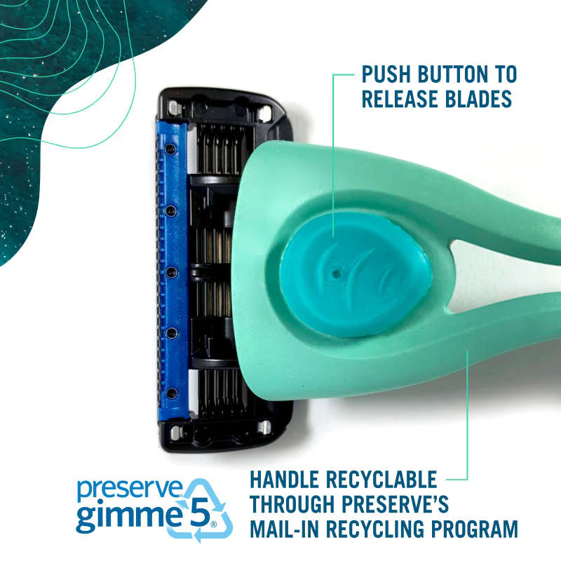 Recycled Ocean Plastic (POPi) Shave 5 Razor System - Image 5