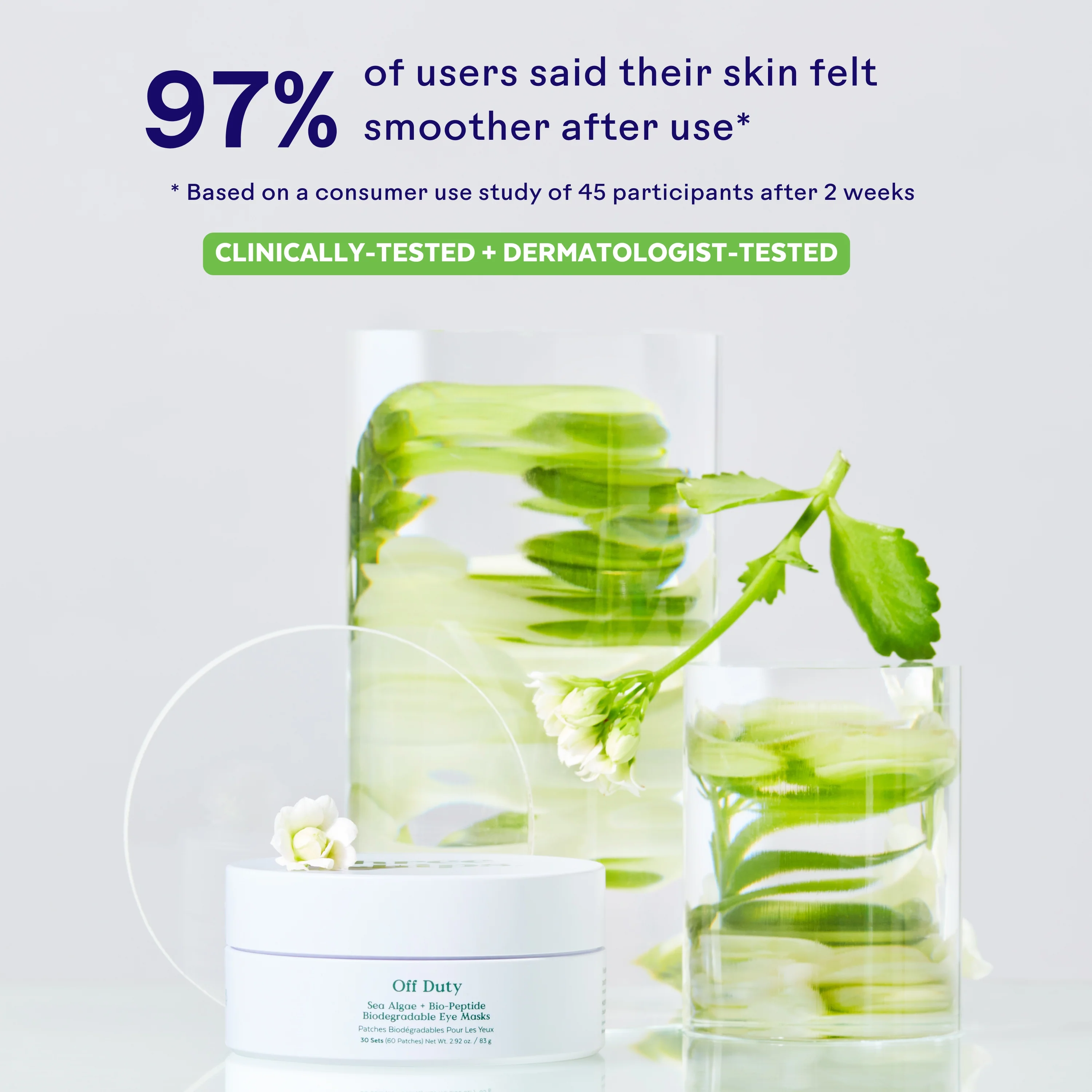 OffDutyâ„¢ Sea Algae + Bio-Peptide Smoothing Eye Masks - Image 5