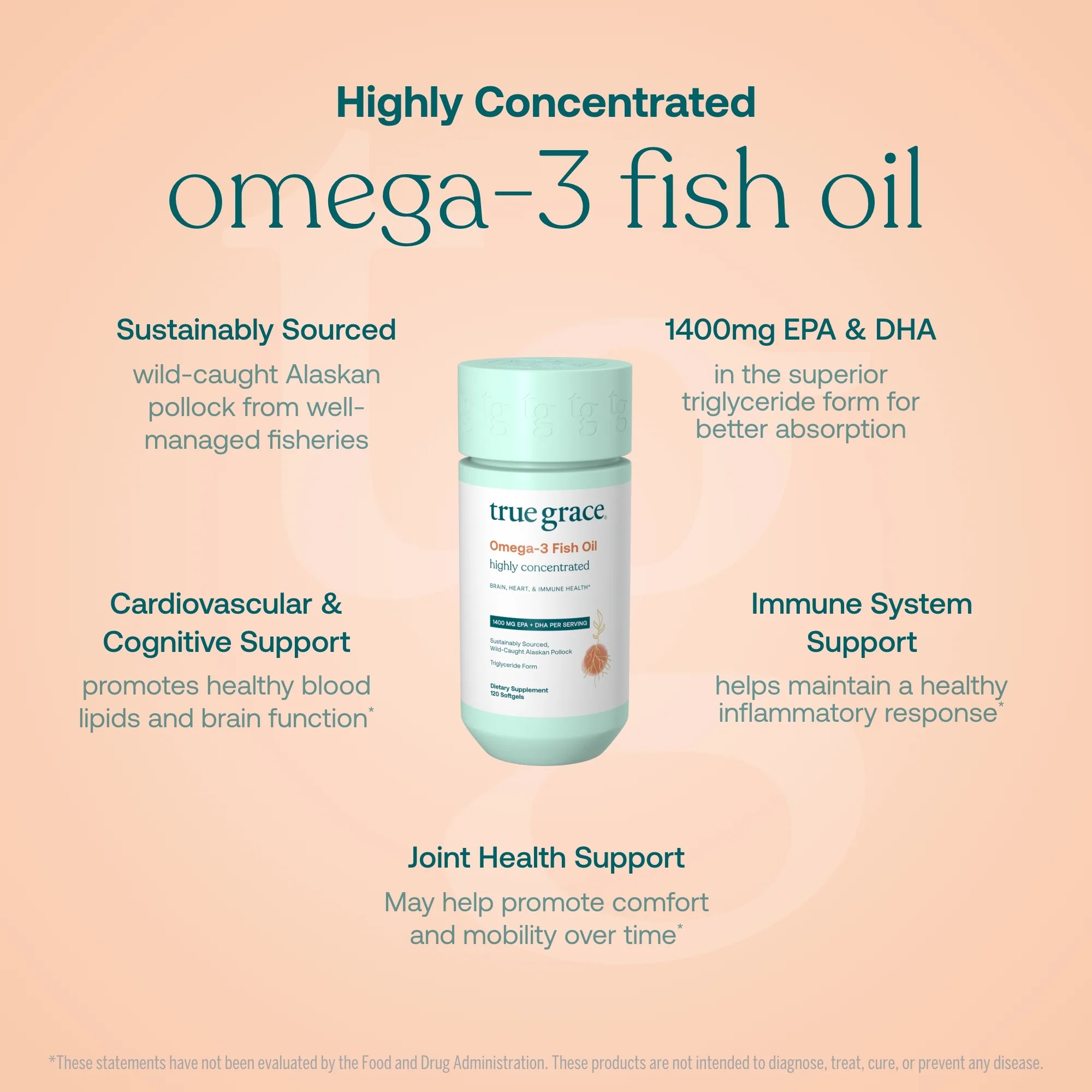 Omega-3 Fish Oil Softgels - Brain, Heart, & Immune Health - Image 5