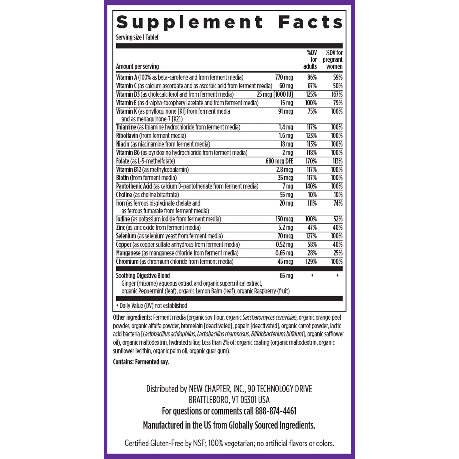 One Daily Prenatal Multivitamin - Image 2