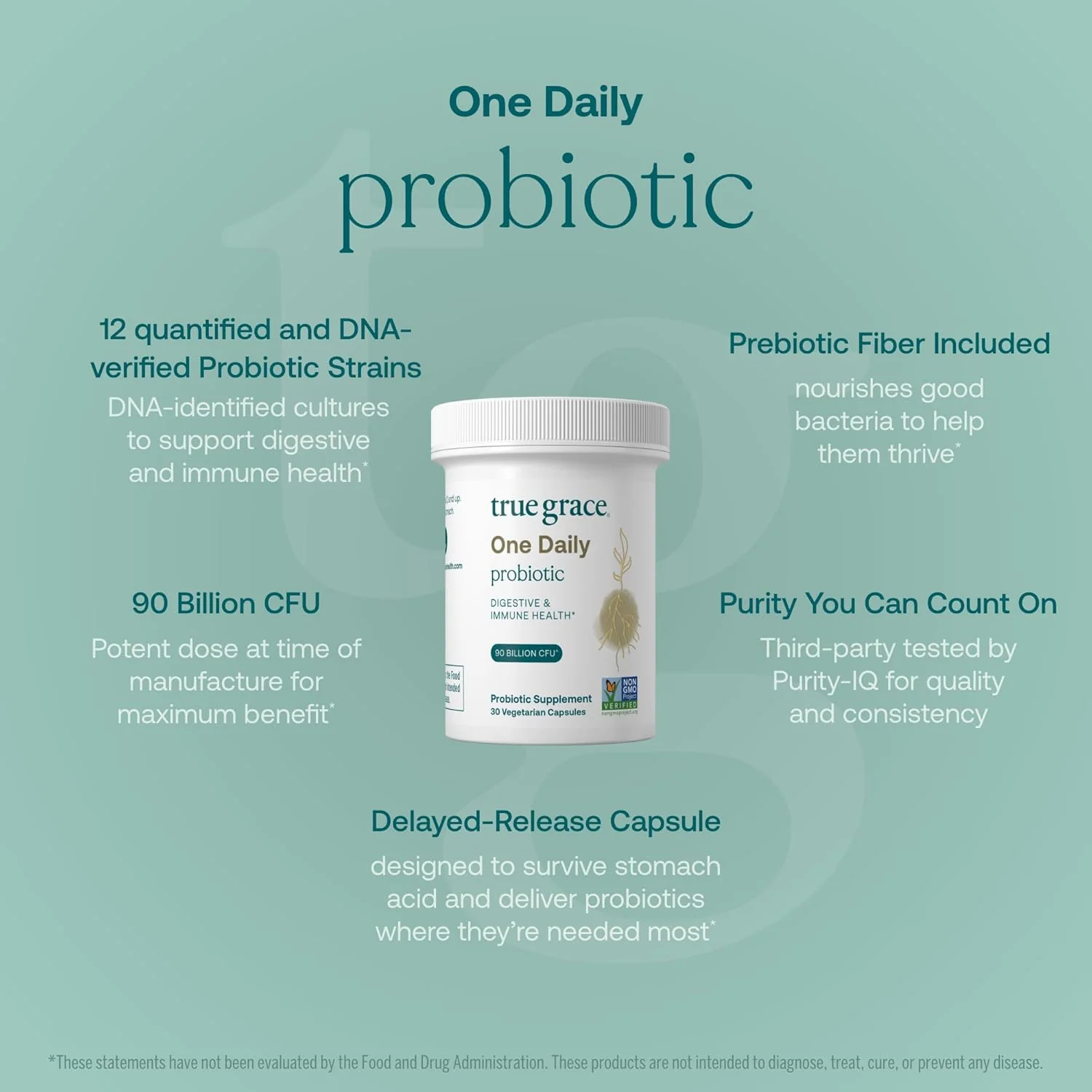 One Daily Probiotic Capsules - For Digestive & Immune Health* - Image 9