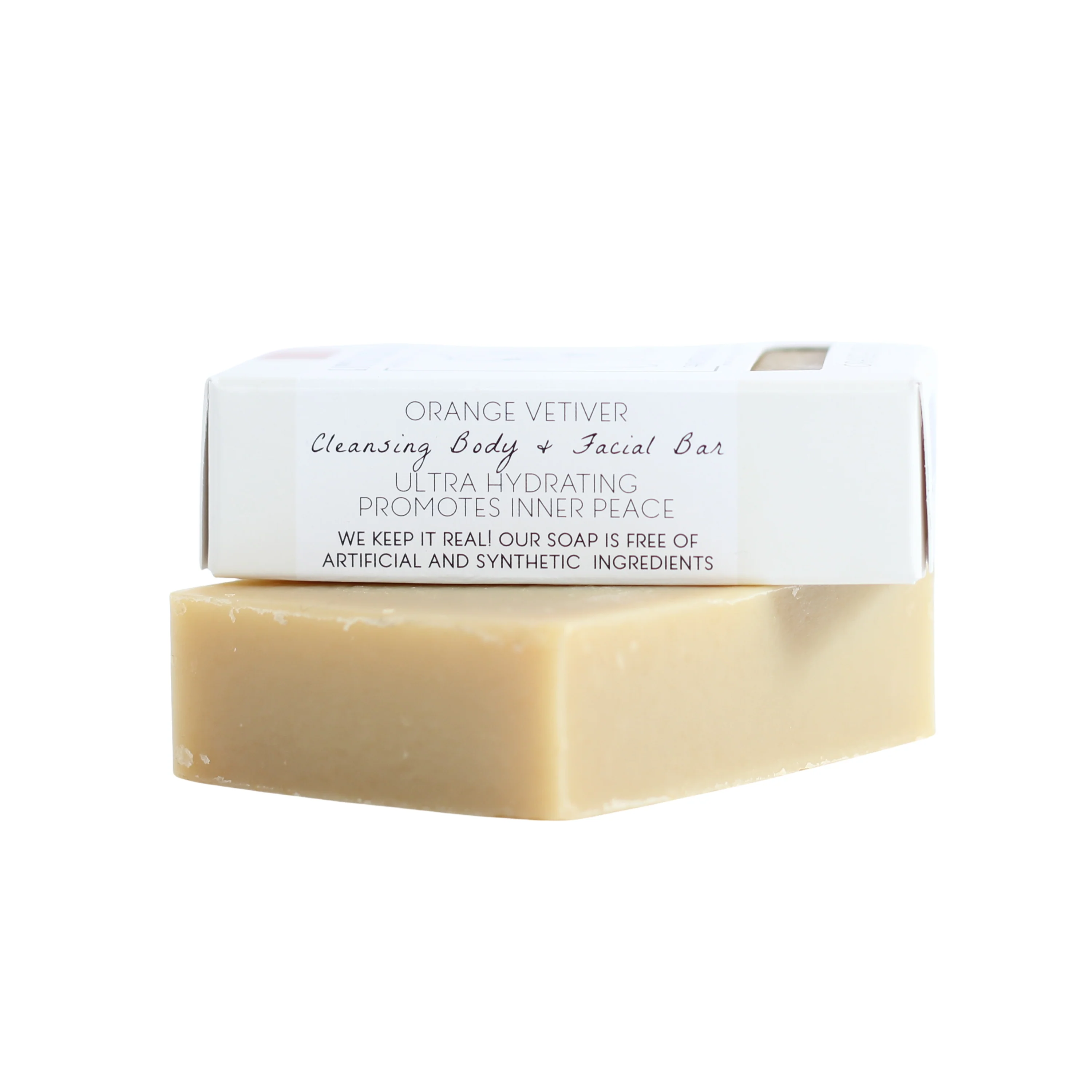 Orange Vetiver Facial & Body Cleansing Bar - Image 5