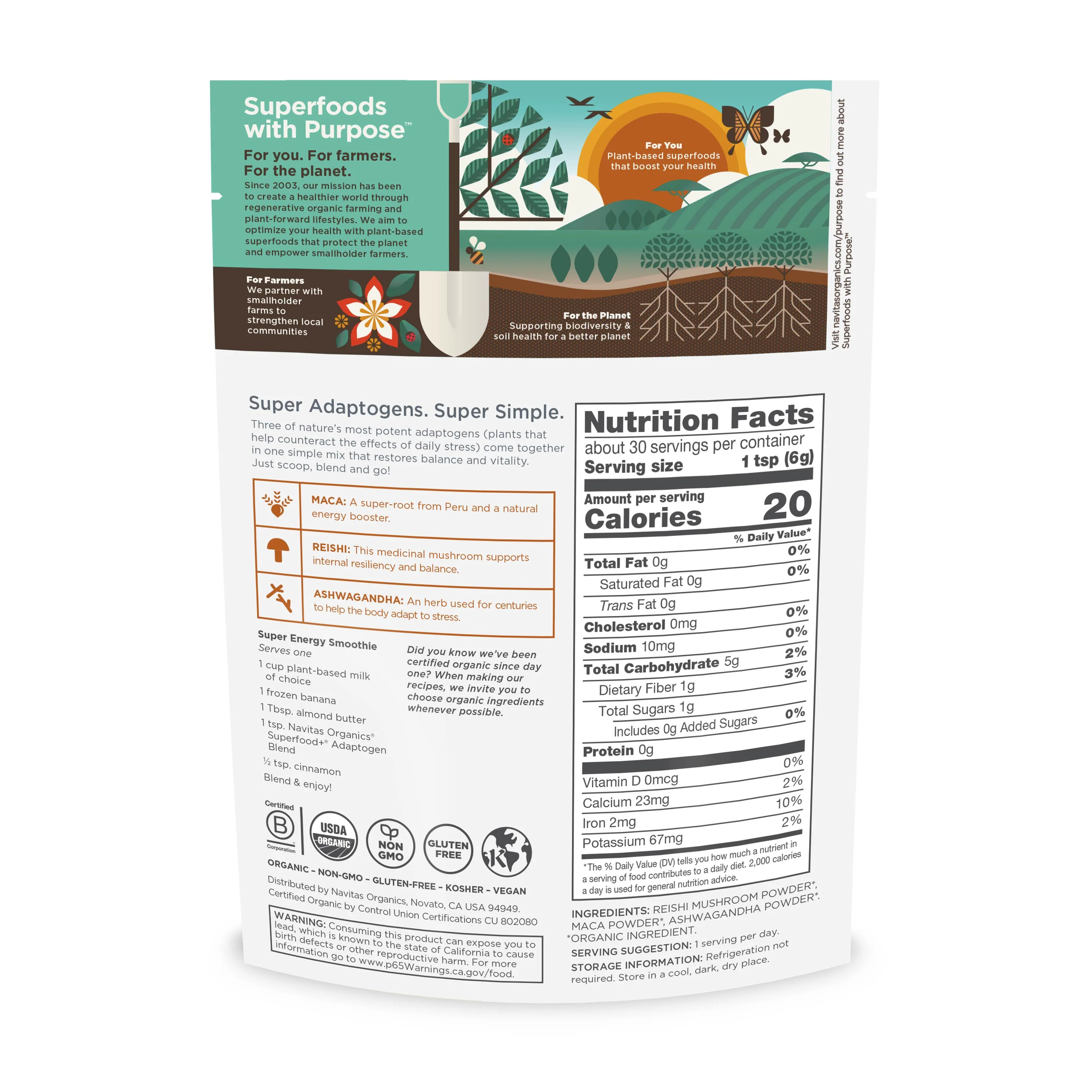 Organic Adaptogen Blend - Image 2