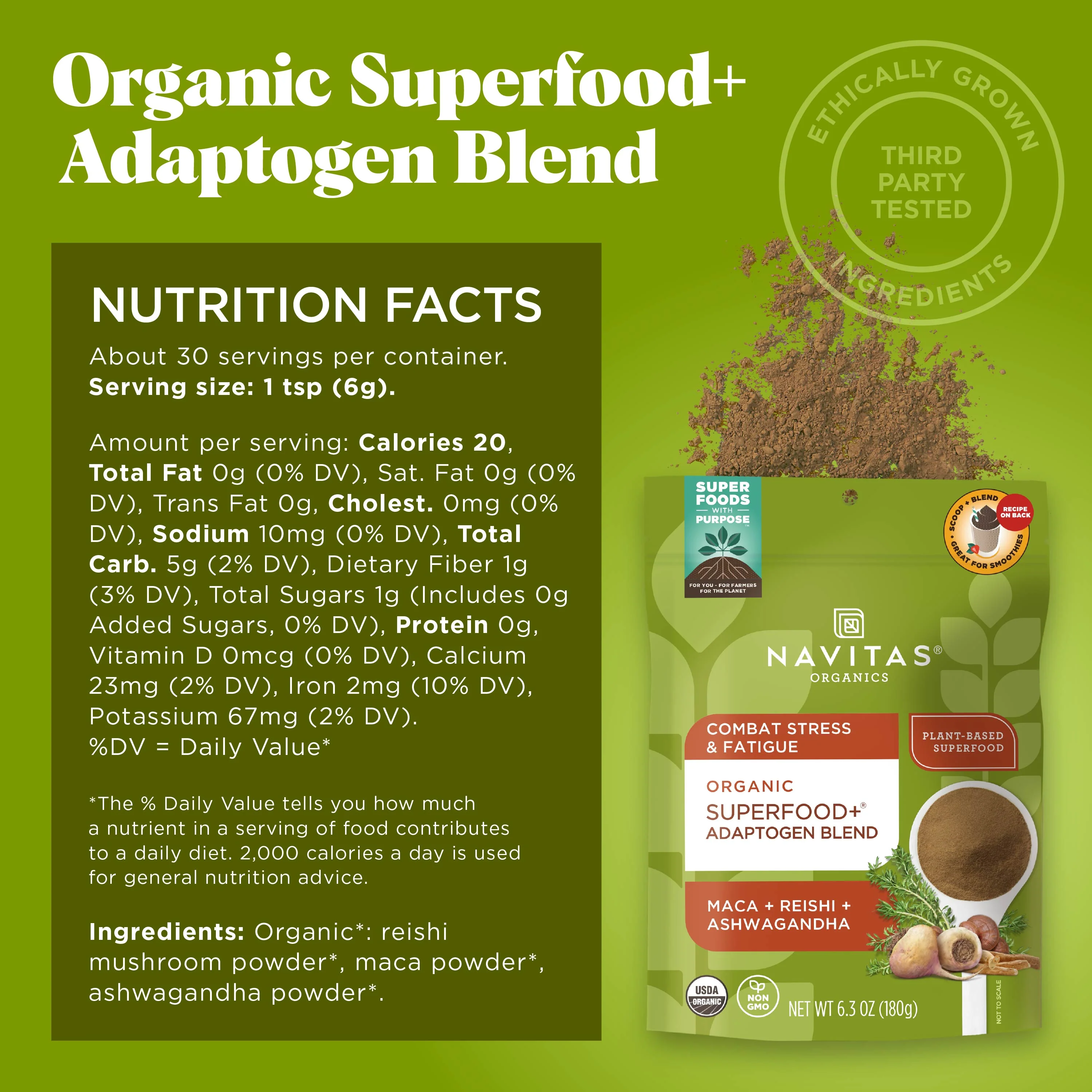Organic Adaptogen Blend - Image 4