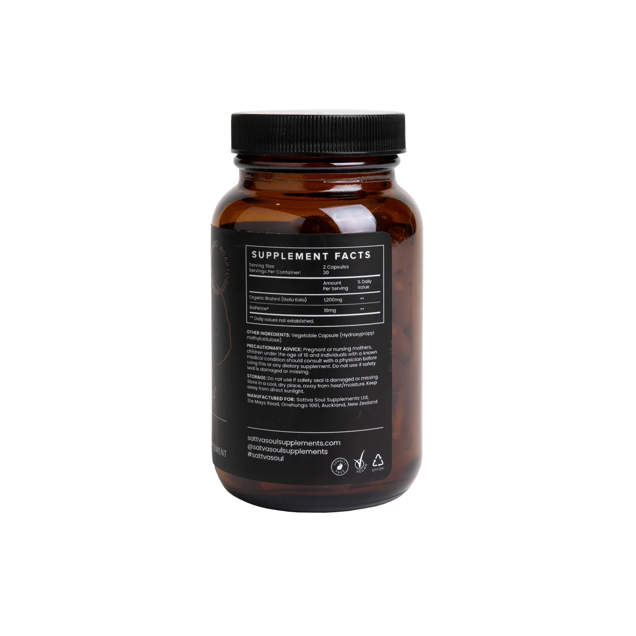 Organic Brahmi & Bioperine - For Clarity and Focus - Image 7