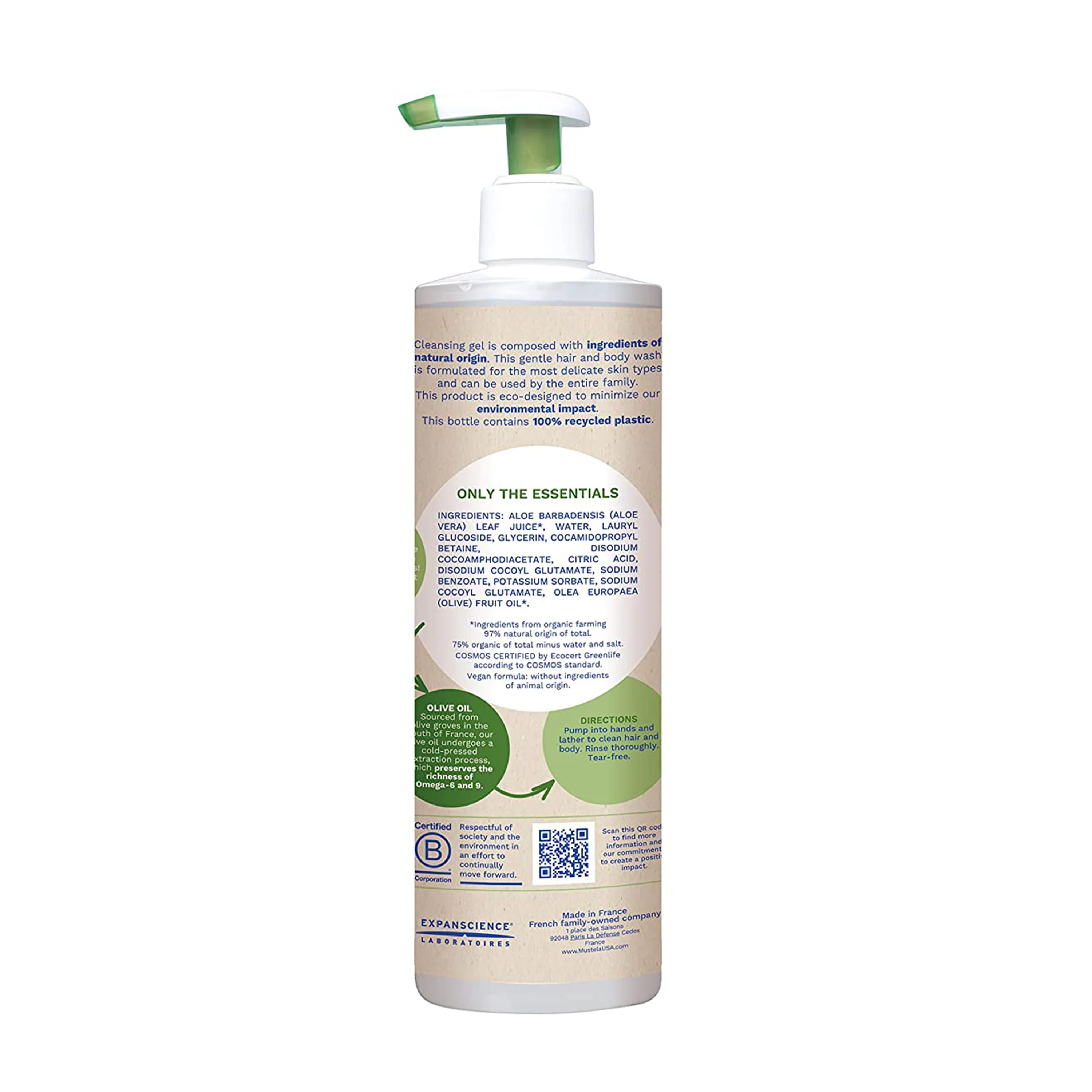 Organic Cleansing Gel - For Hair & Body - Image 3