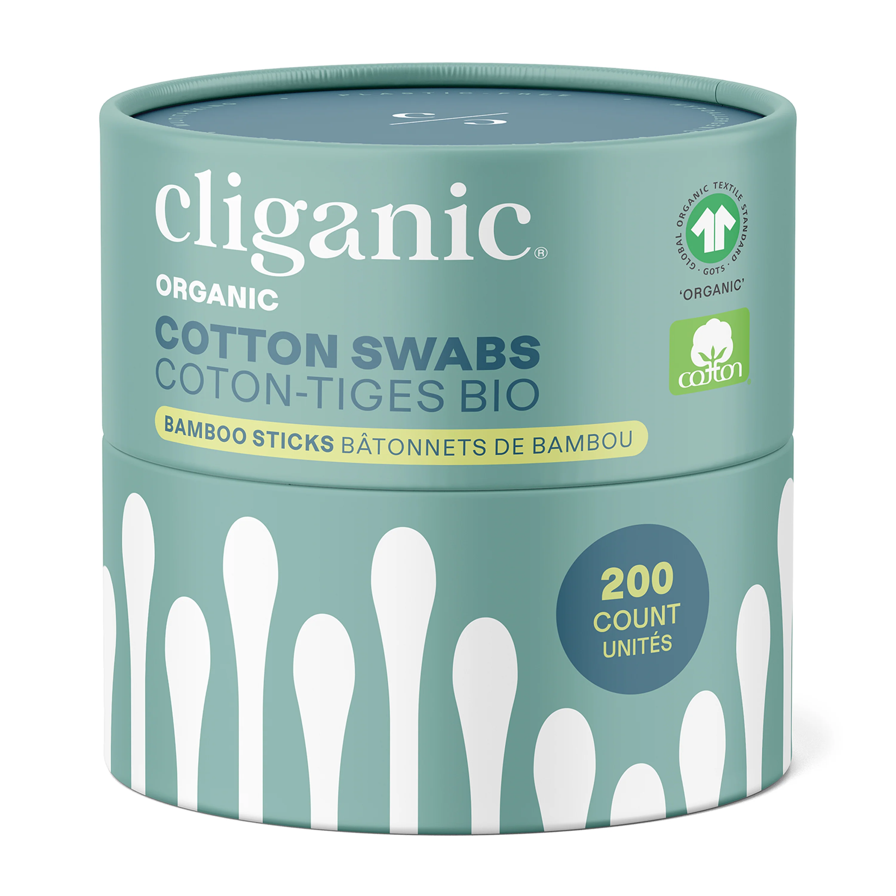 Organic Bamboo Cotton Swabs - Image 2