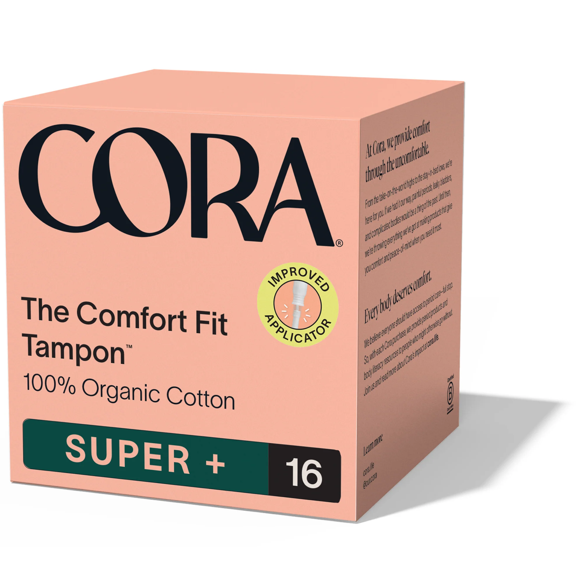 The Comfort Fit Tampon with Applicator – 100% Organic Cotton, BPA-Free Applicator - Image 6