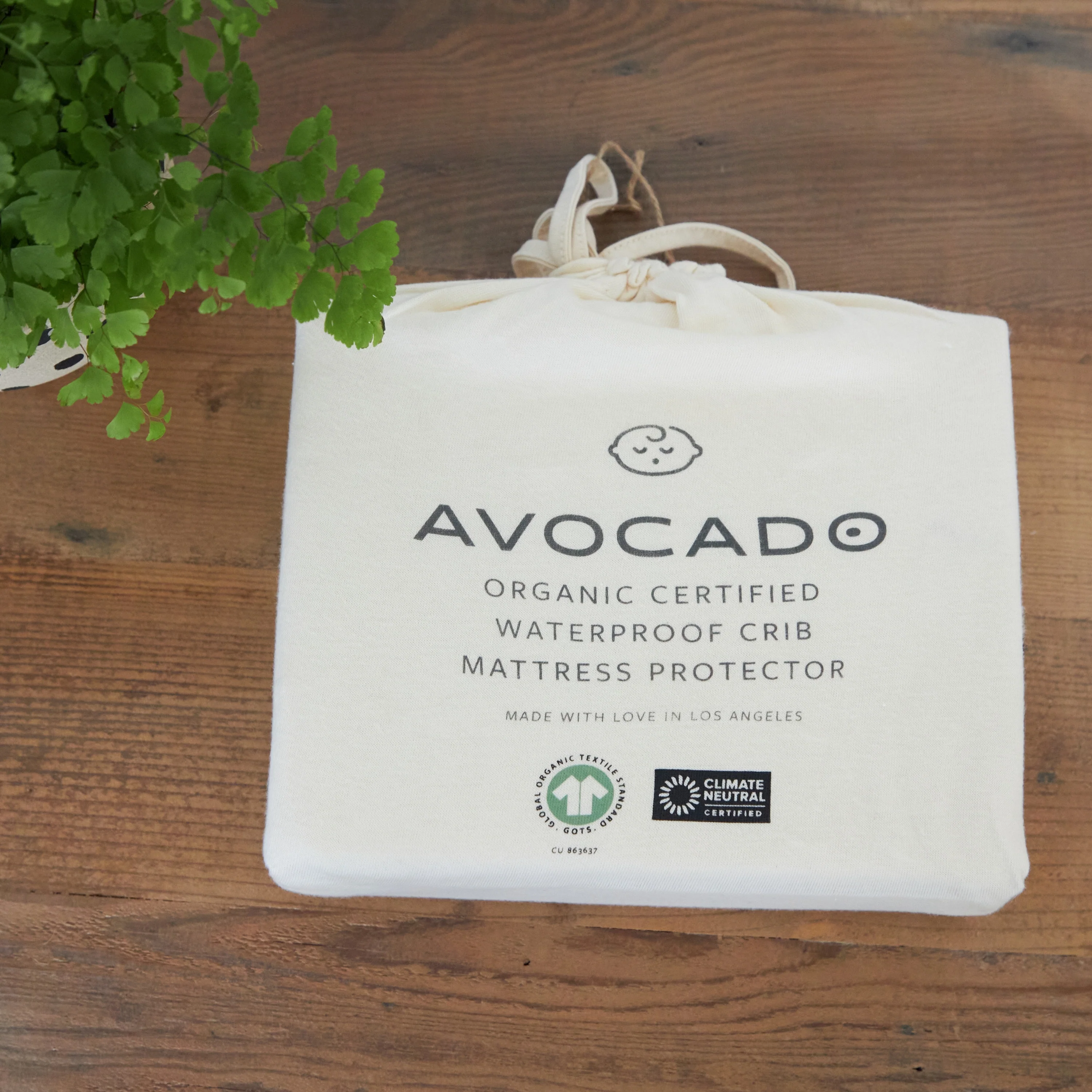 Organic Crib Waterproof Mattress Protector - Image 8