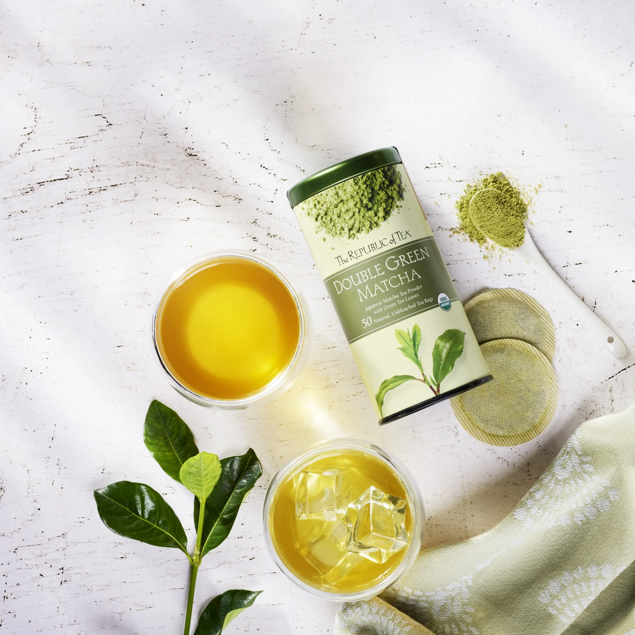 Organic Double Green Matcha Tea USDA - Image 2