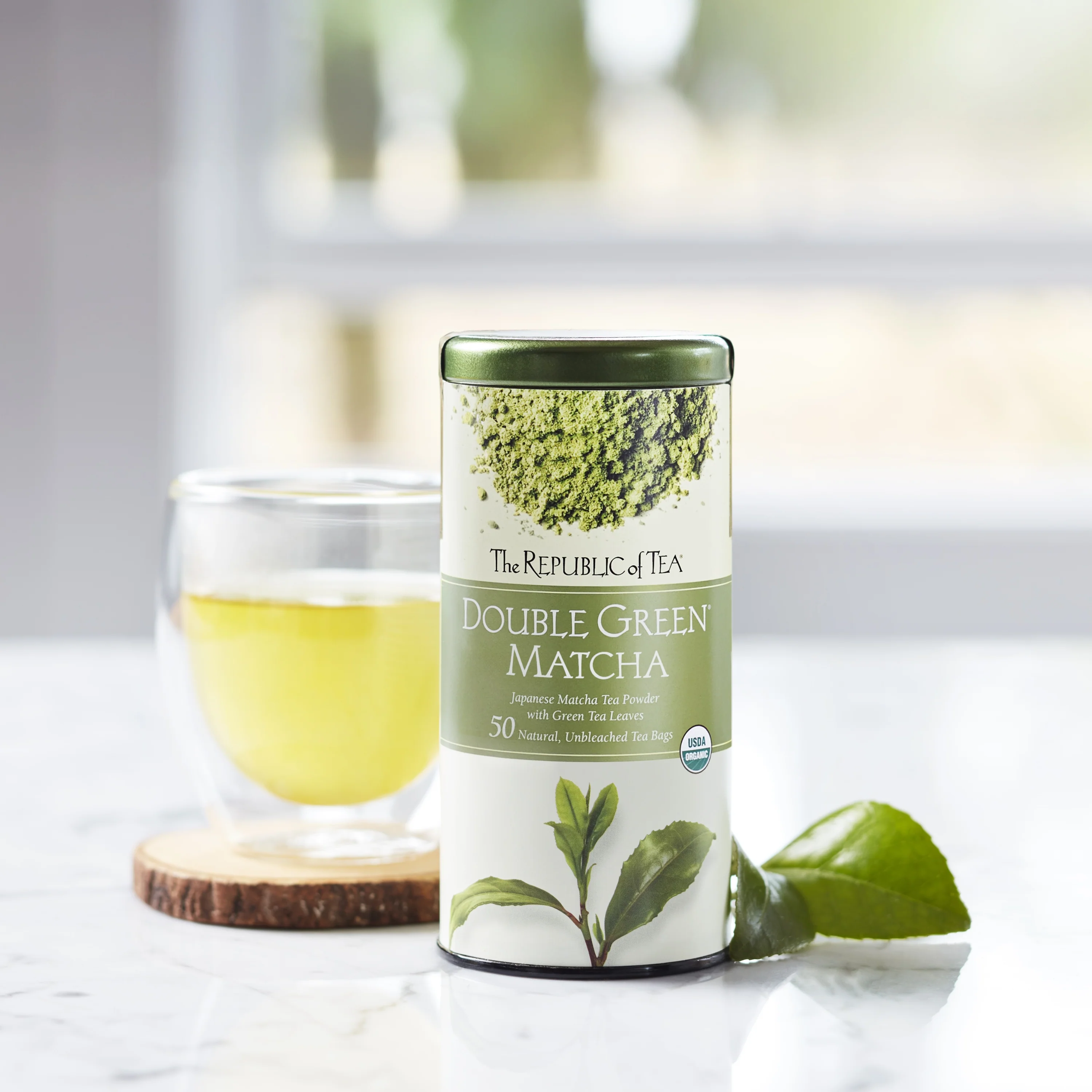 Organic Double Green Matcha Tea USDA - Image 3