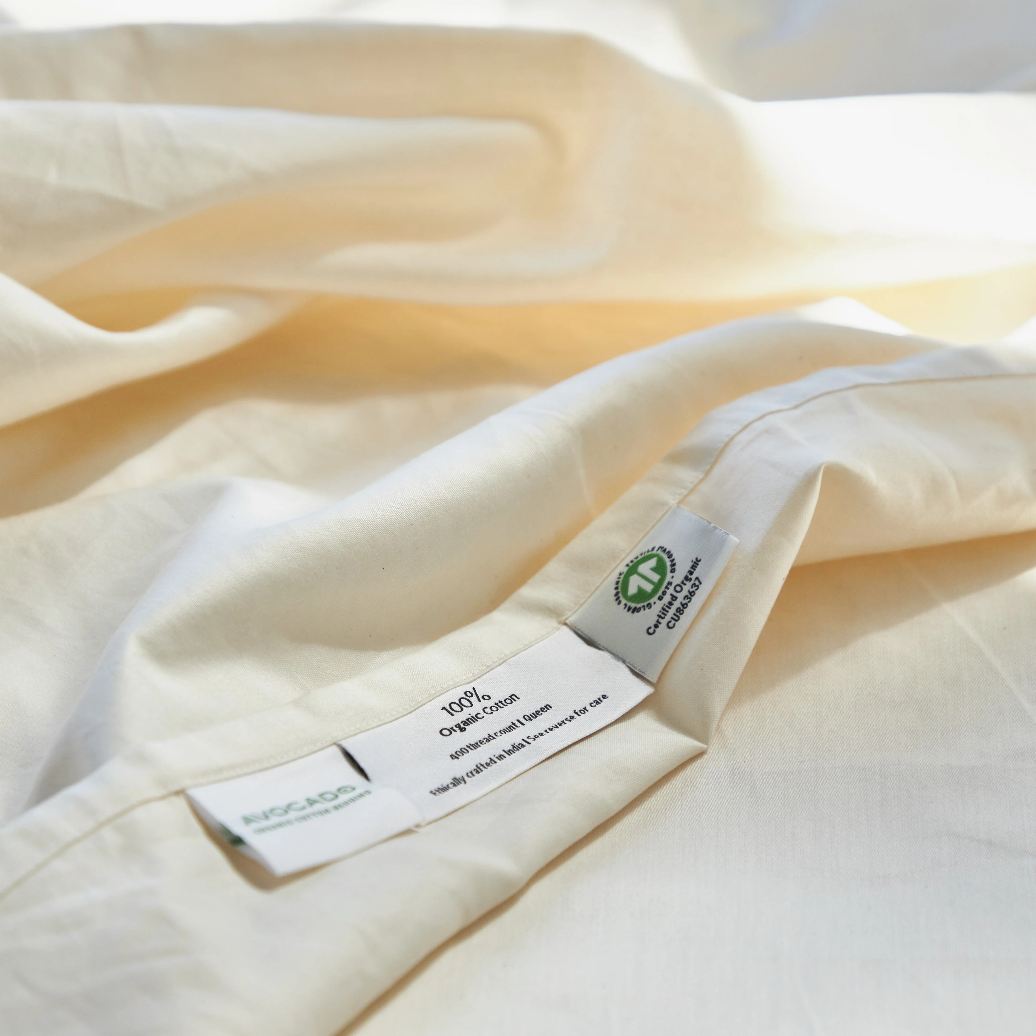 Organic Indian Cotton 400 TC Sheet Set - Image 3