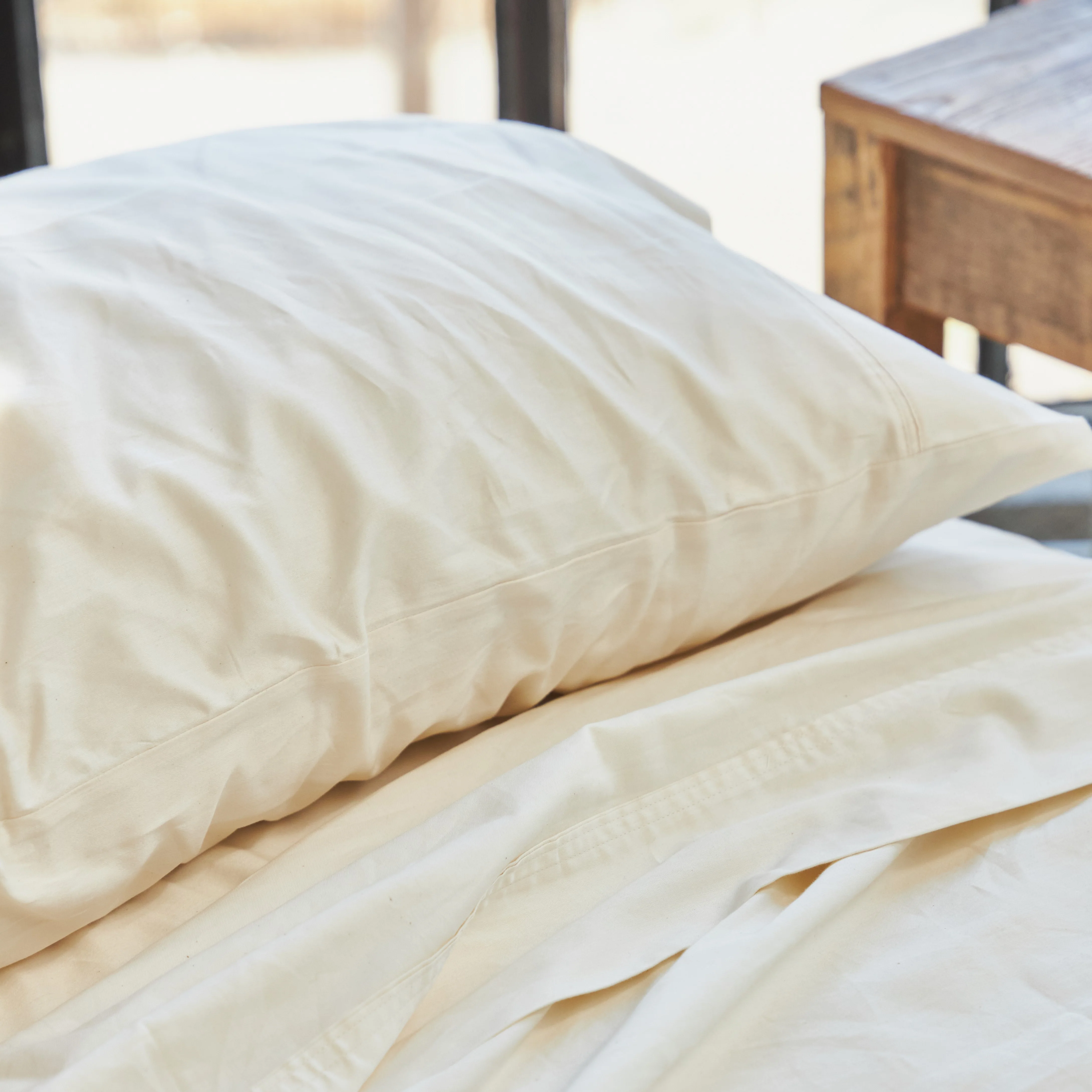 Organic Indian Cotton 400 TC Sheet Set - Image 4