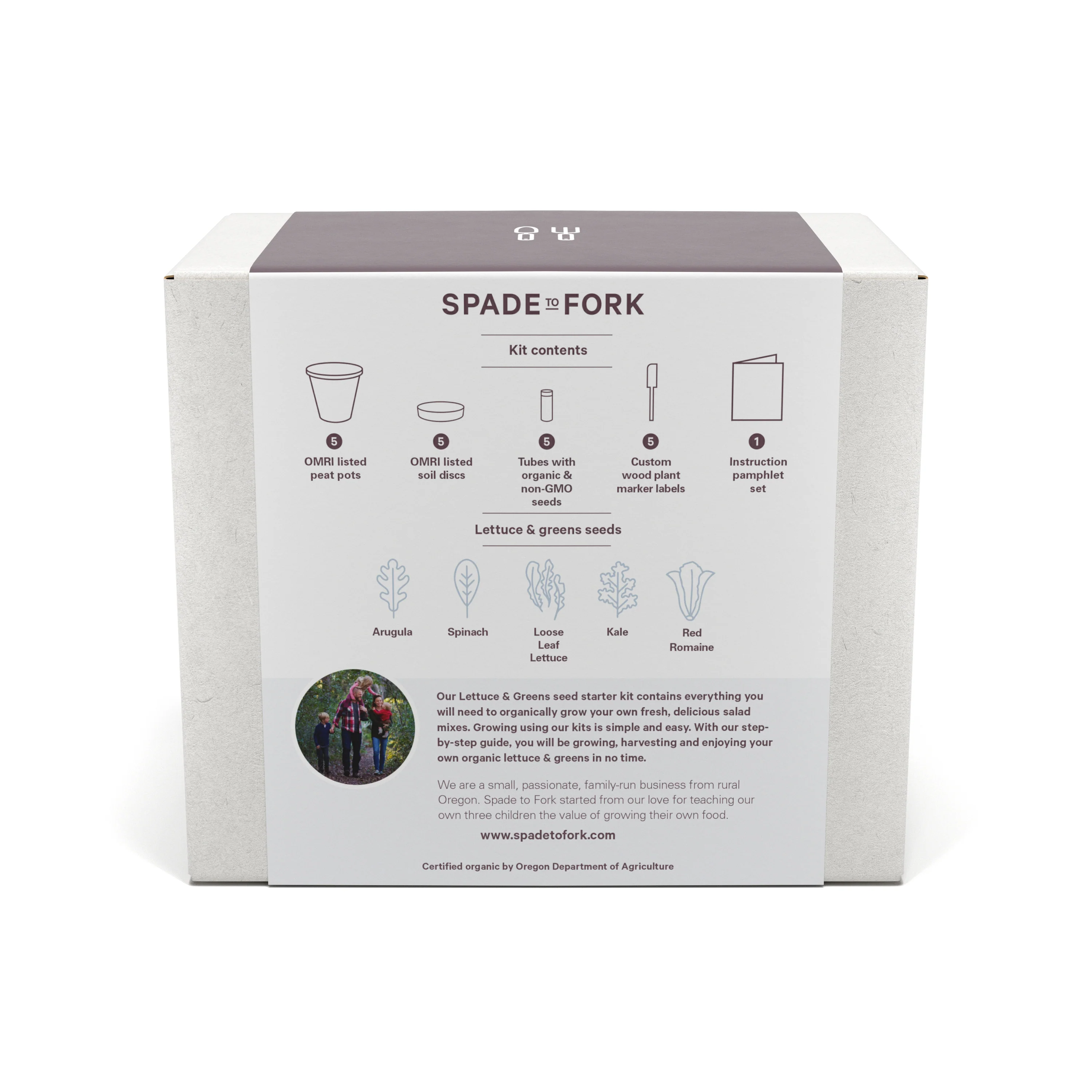 Organic Lettuce & Greens Kit - Includes 100% USDA Organic Certified and Non-GMO Seeds - Image 3