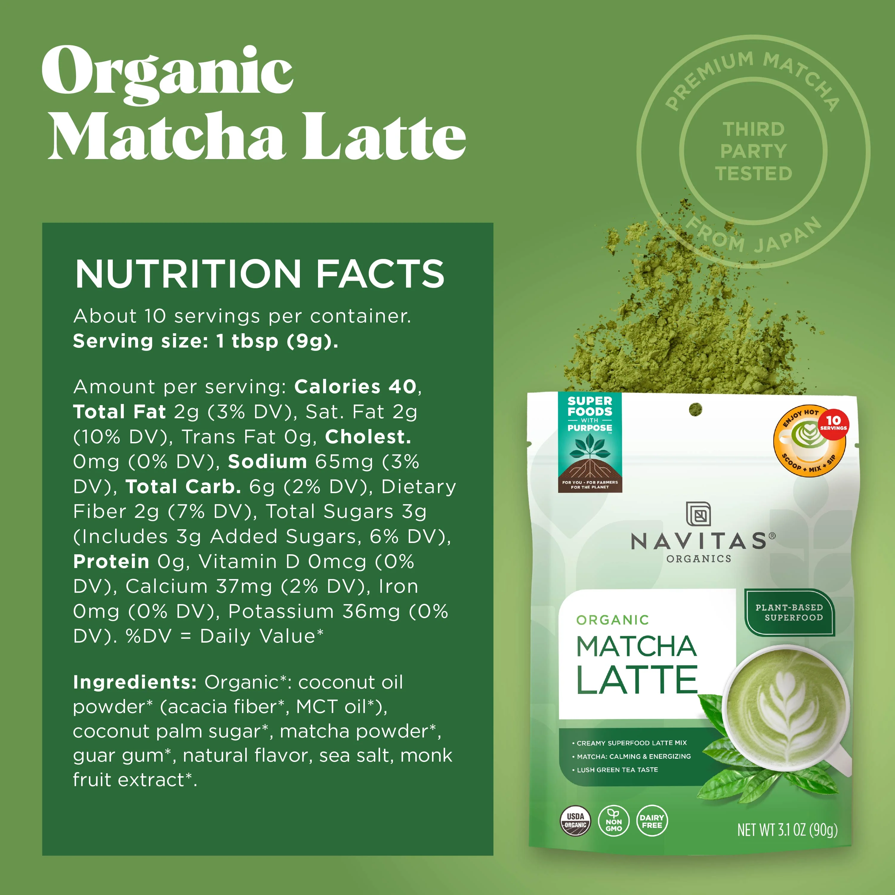 Organic Matcha Latte - Image 4