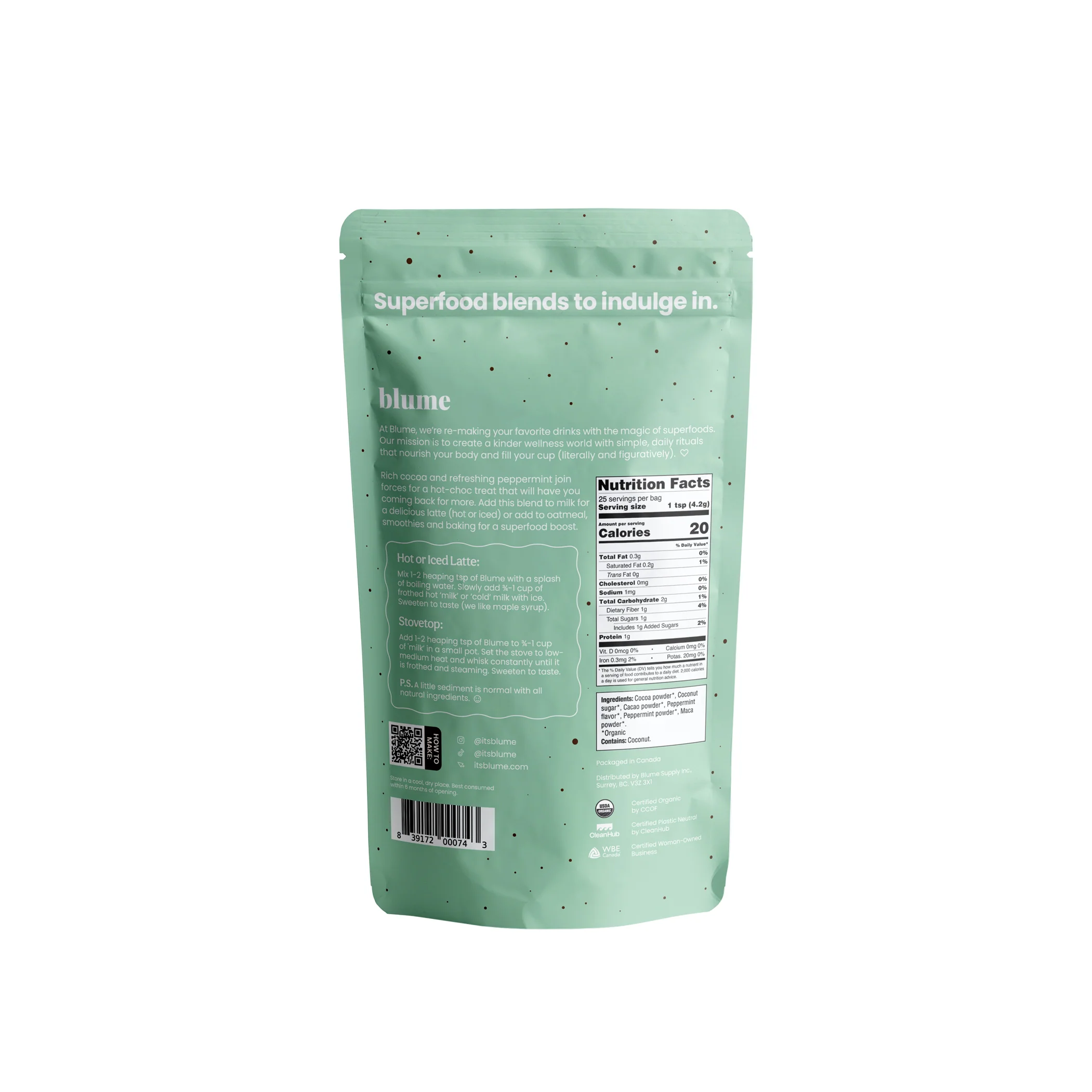 Mint Cocoa Latte Powder - Image 3