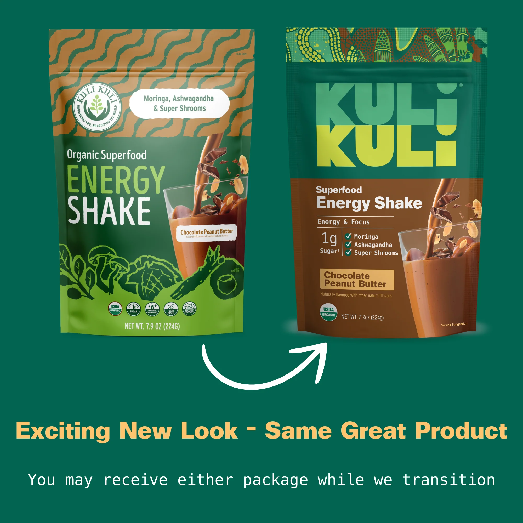 Organic Moringa Green Smoothie + Protein - Image 3