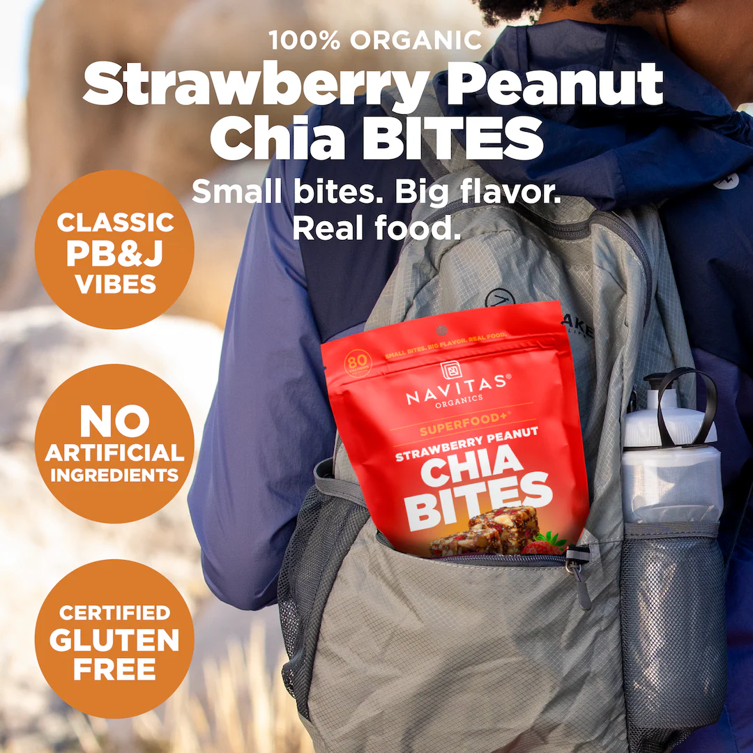 Superfood+ Strawberry Peanut Chia BITES - Image 3