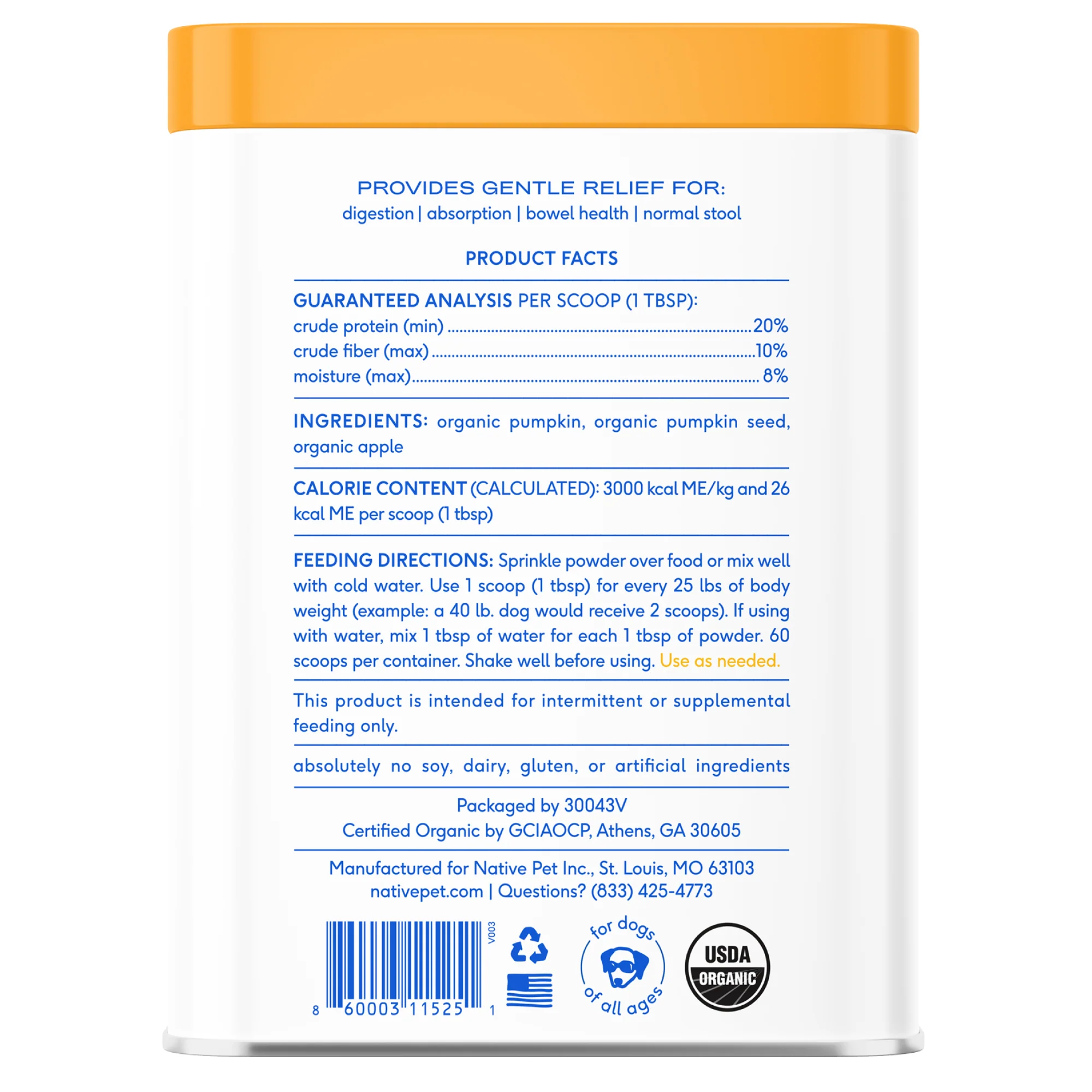 Organic Pumpkin Powder Topper for Dogs - Image 3