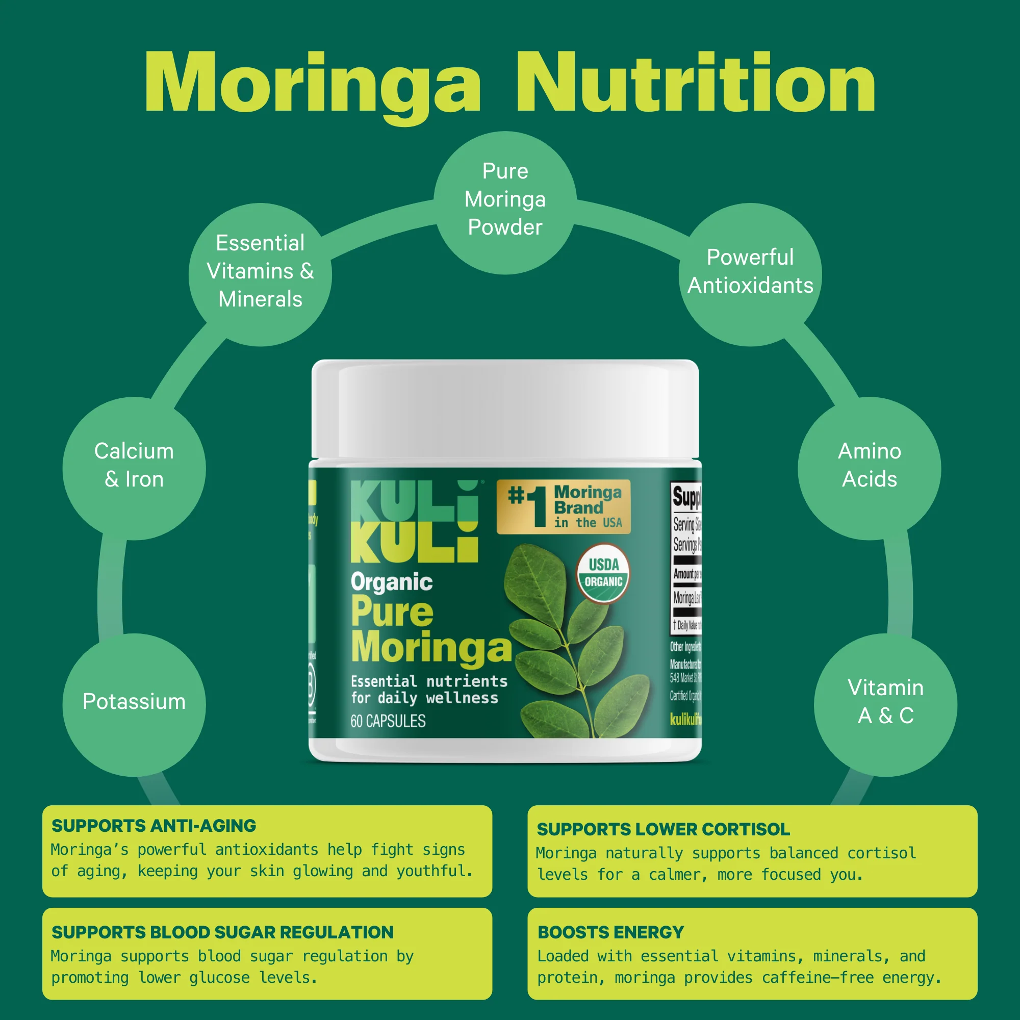 Organic Pure Moringa Capsules - Image 6