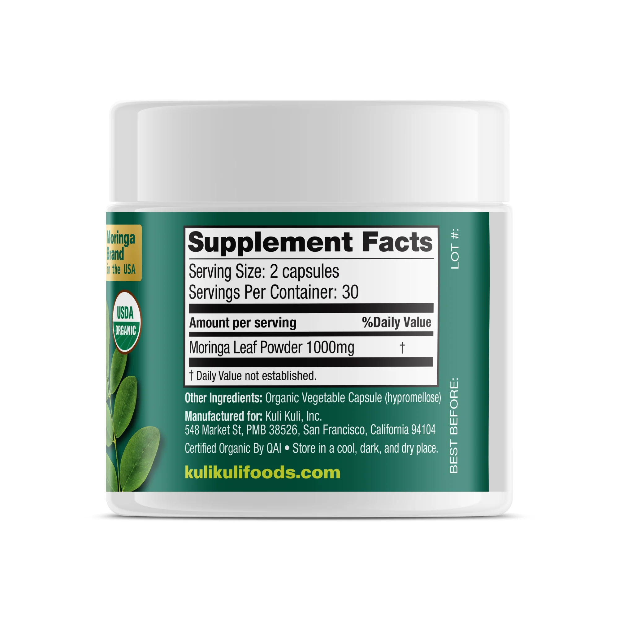 Organic Pure Moringa Capsules - Image 9