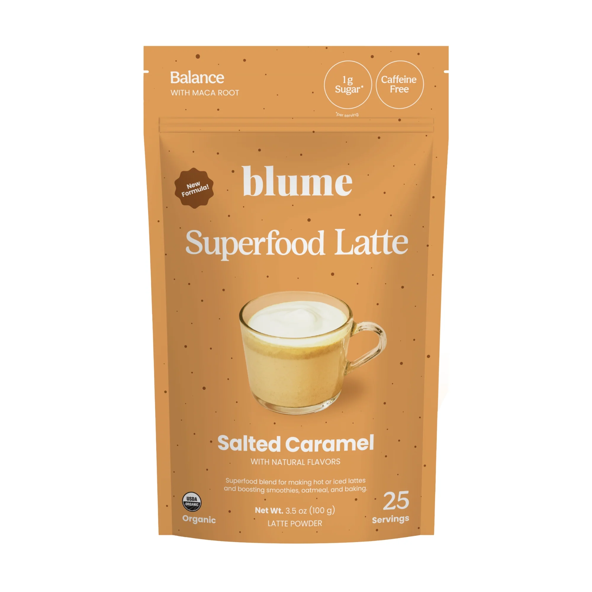 Organic Salted Caramel Latte Powder