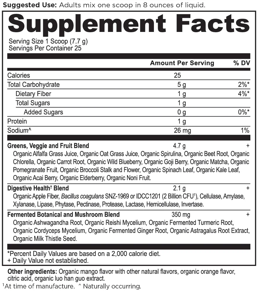 Organic Super Greens - Image 2