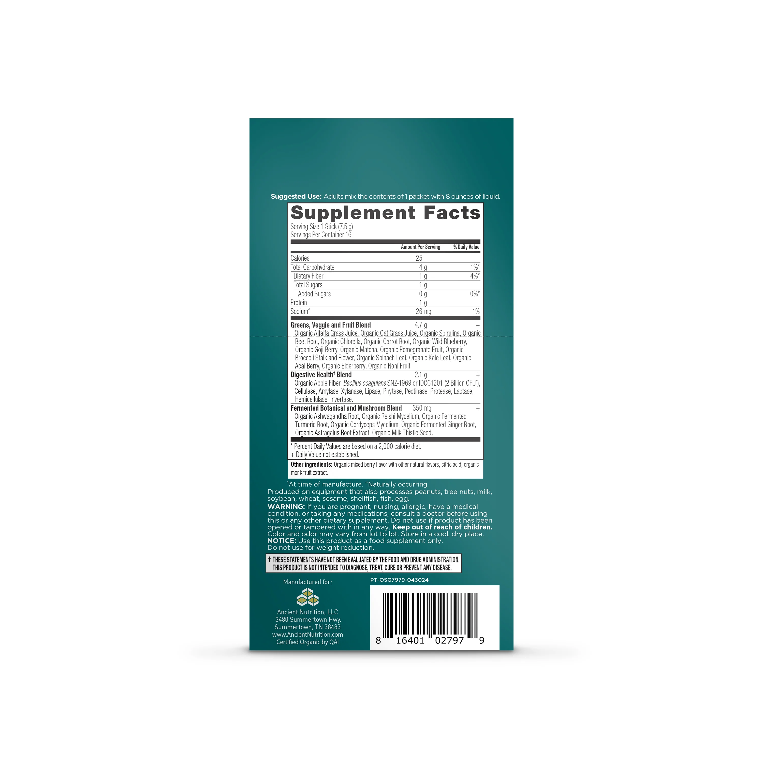 Organic Super Greens Powder Packets - Image 5