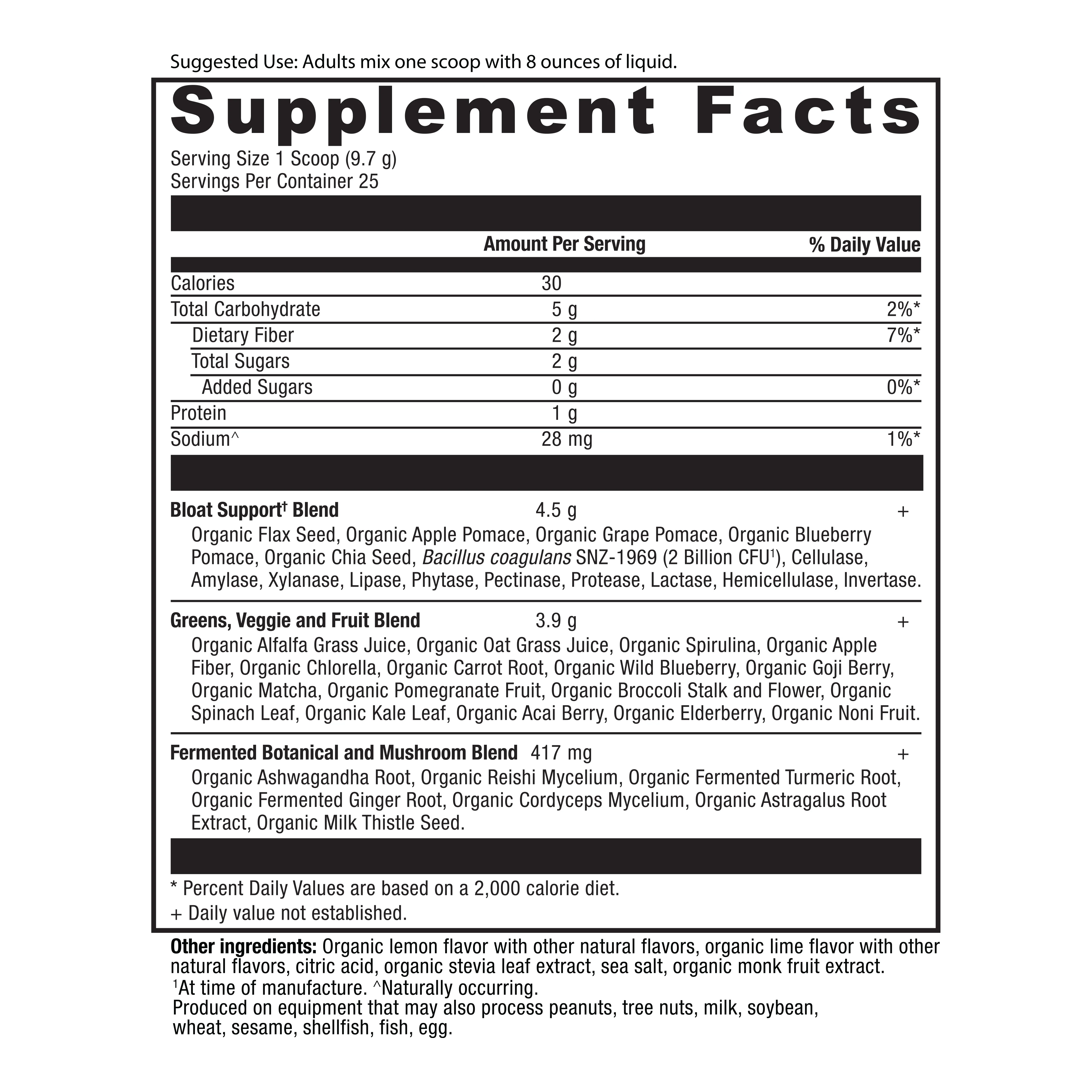 Organic Super Greens Powder - Bloat Relief - Image 5