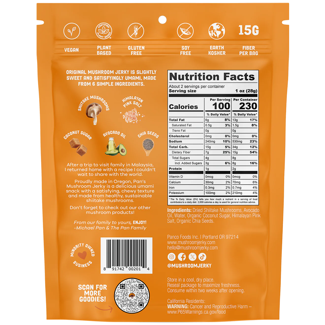 Original Mushroom Jerky - Image 2