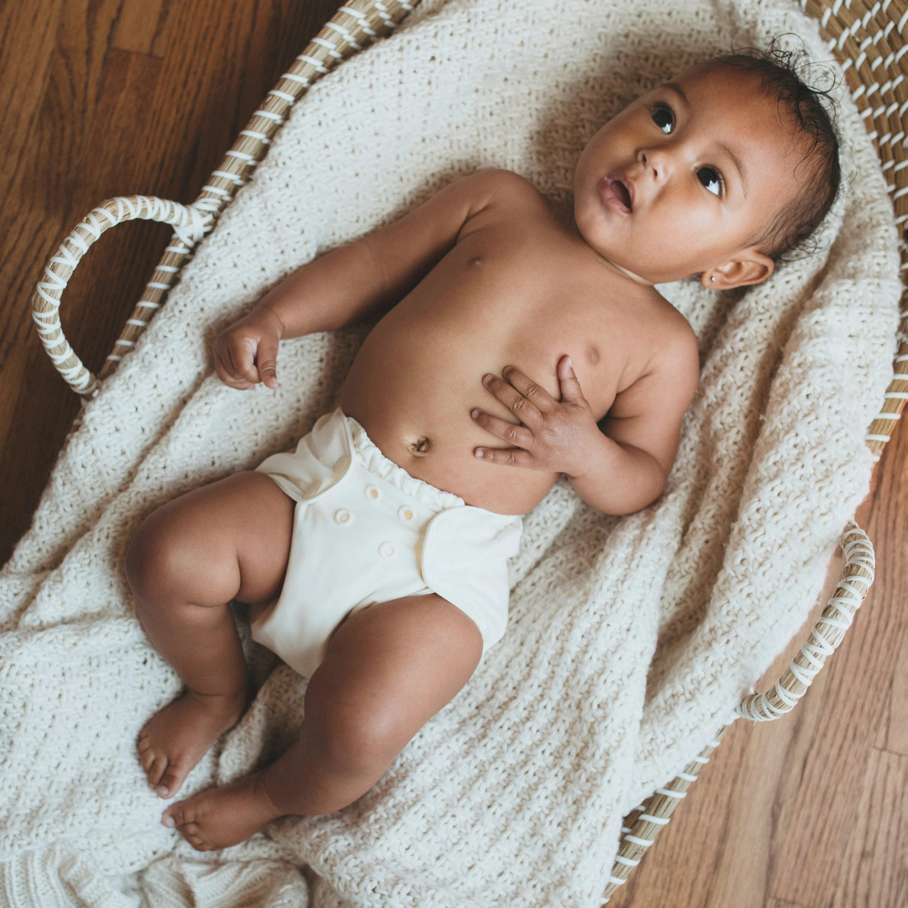 Outer Diaper Cover + Swim Diaper, Size 1, 100% OEKO-TEX Certified Recycled Fabric - Image 11