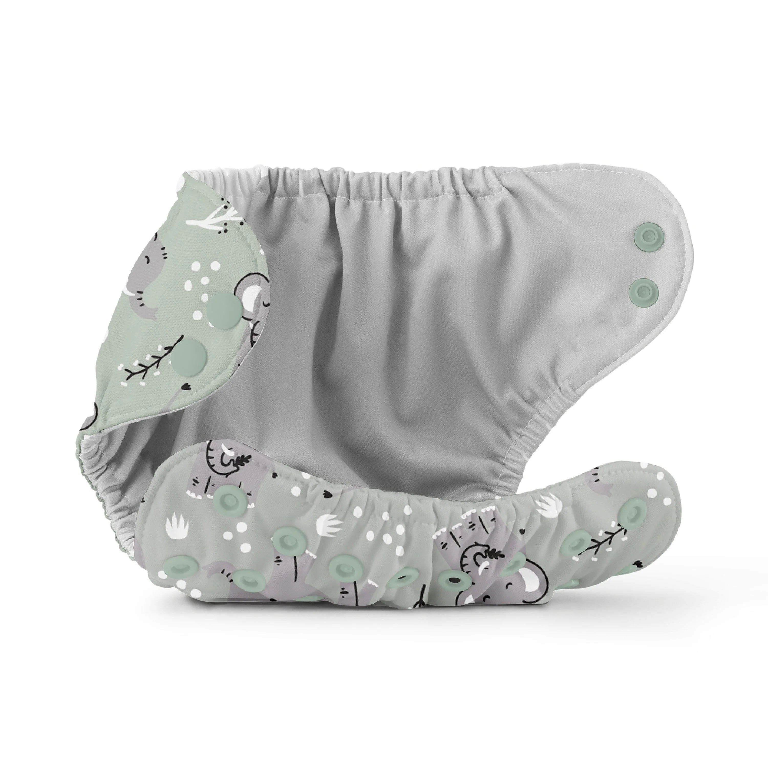Outer Diaper Cover + Swim Diaper, Size 1, 100% OEKO-TEX Certified Recycled Fabric - Image 65