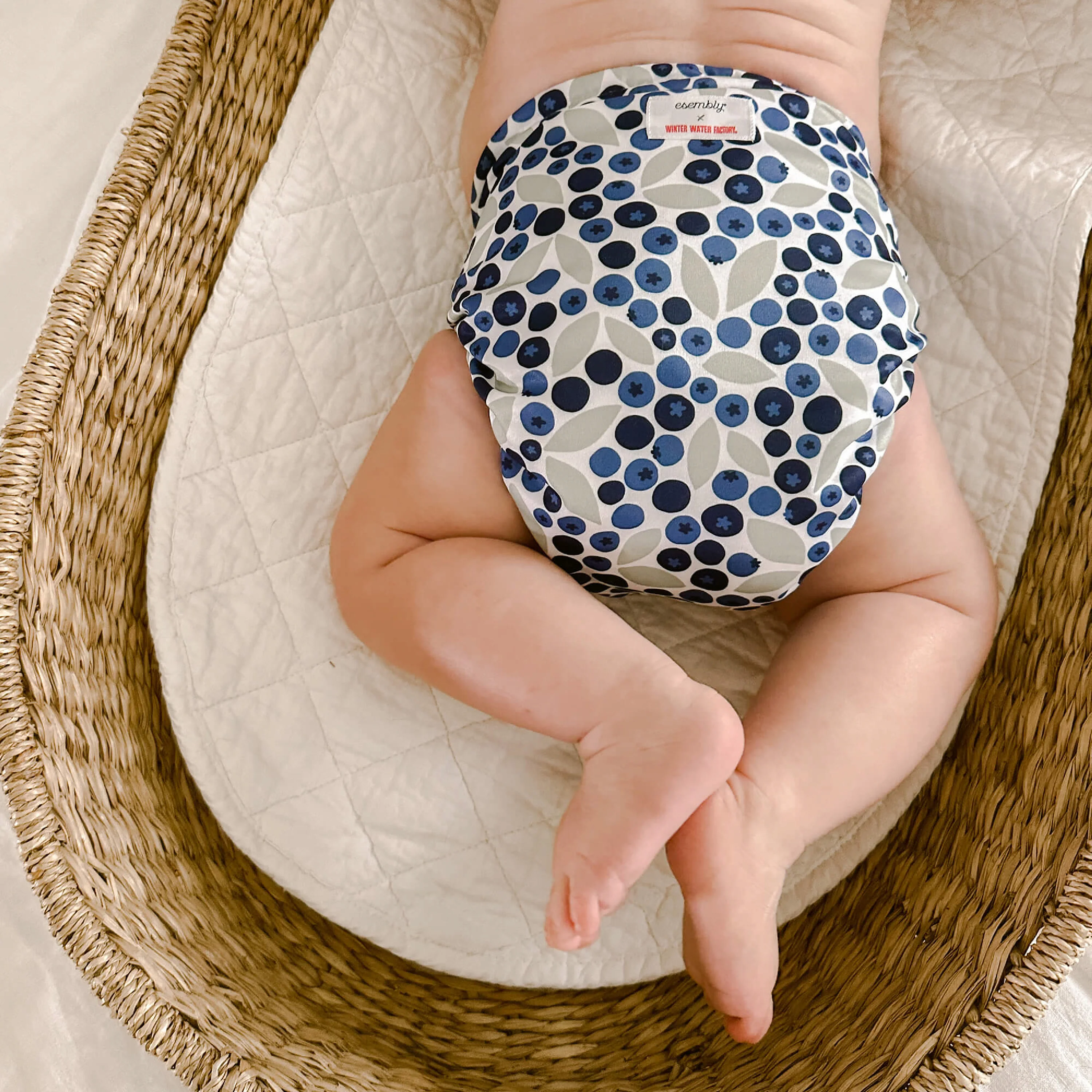 Outer Diaper Cover + Swim Diaper, Size 2, 100% OEKO-TEX Certified Recycled Fabric - Image 17
