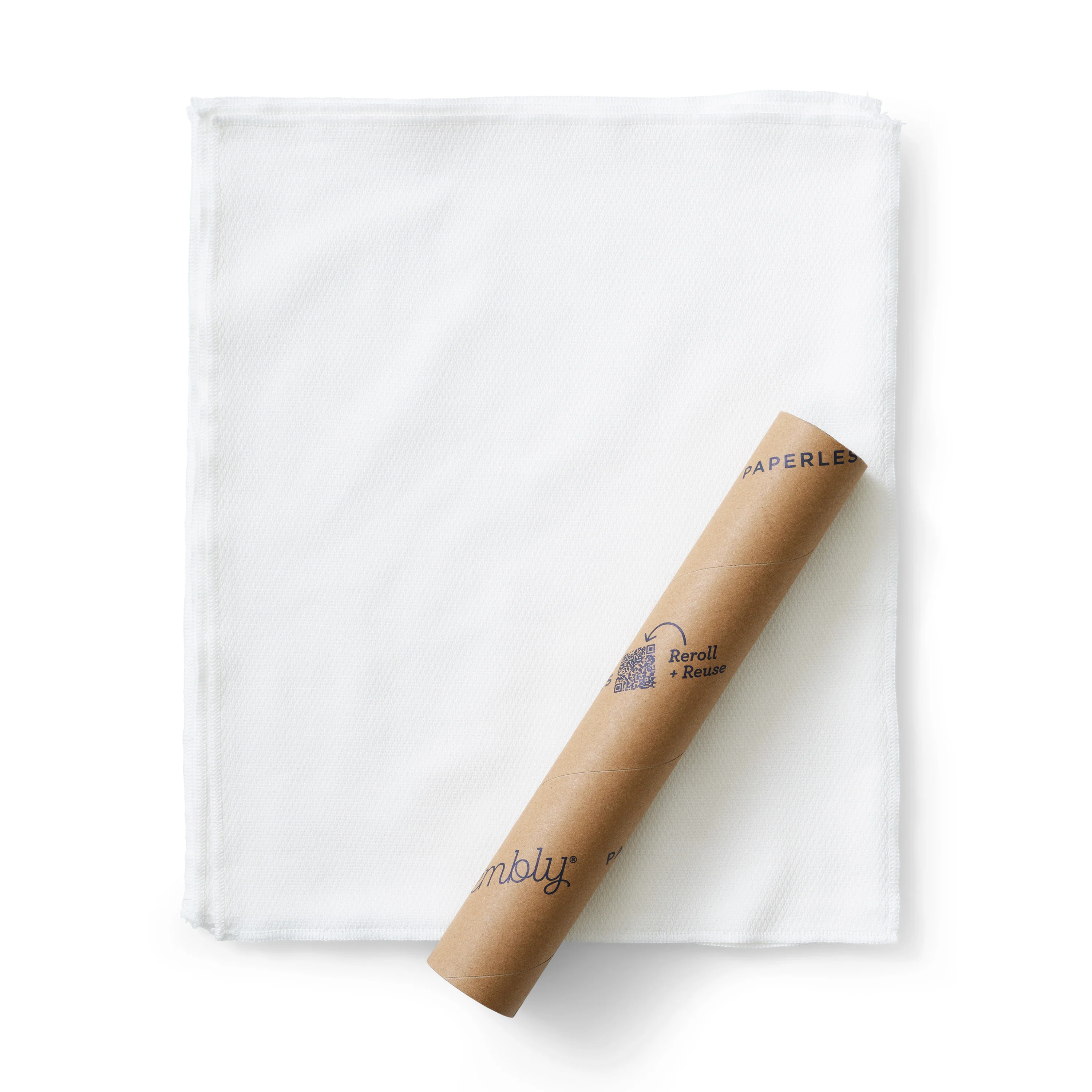 Reusable Paper Towel Set - Certified 100% Unbleached Organic Cotton - Image 2