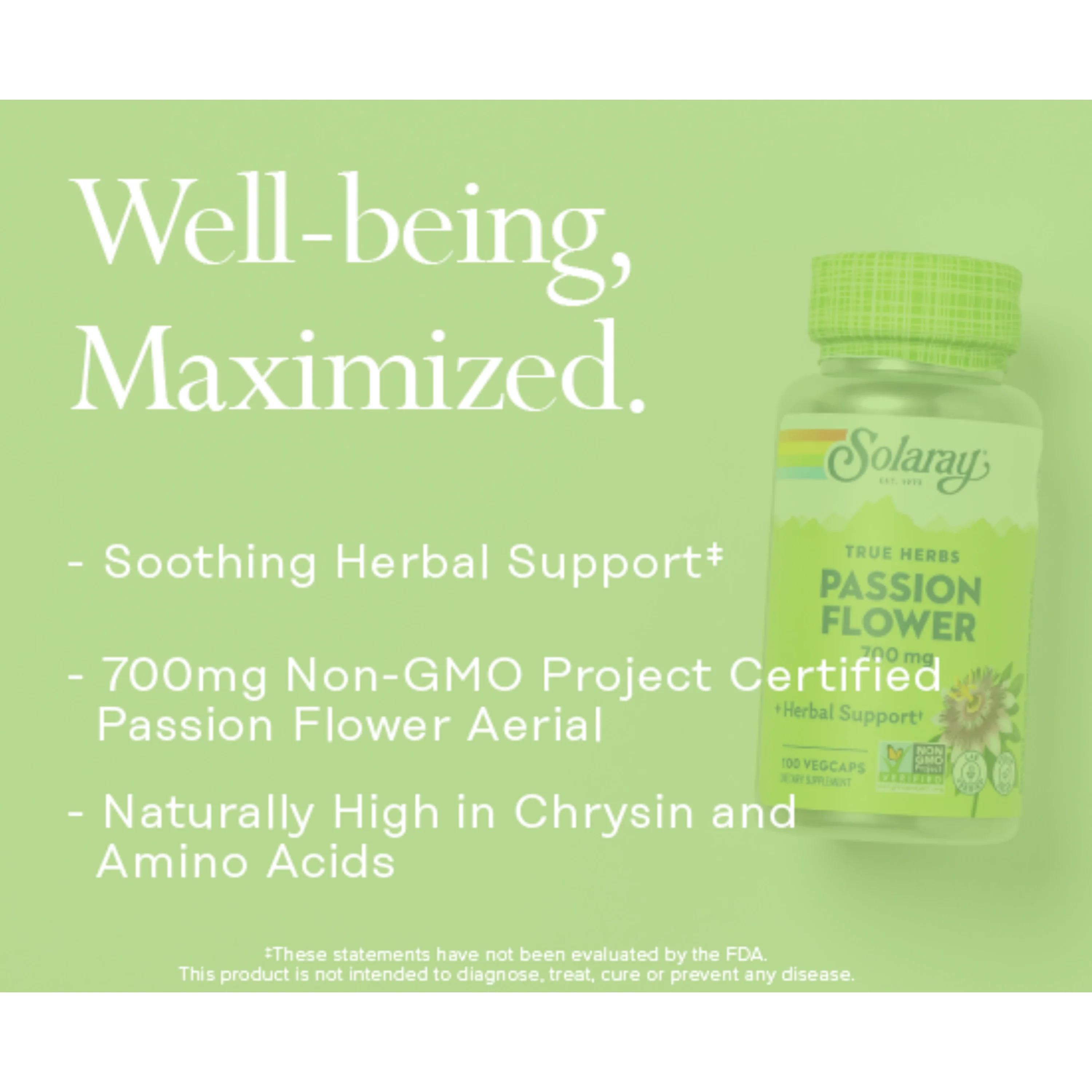 Passion Flower, 700 mg - Image 5