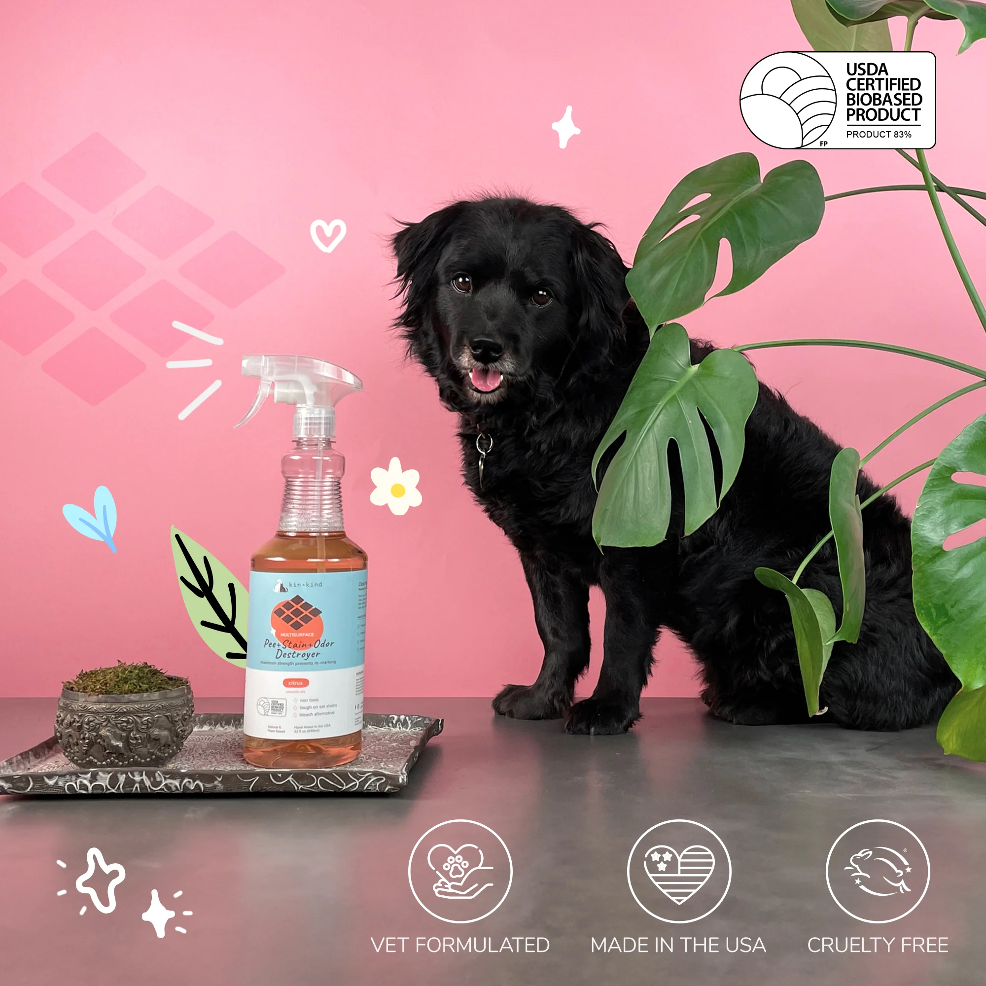 Pet Pee + Stain + Odor Remover Multi-Surface Spray - Image 5