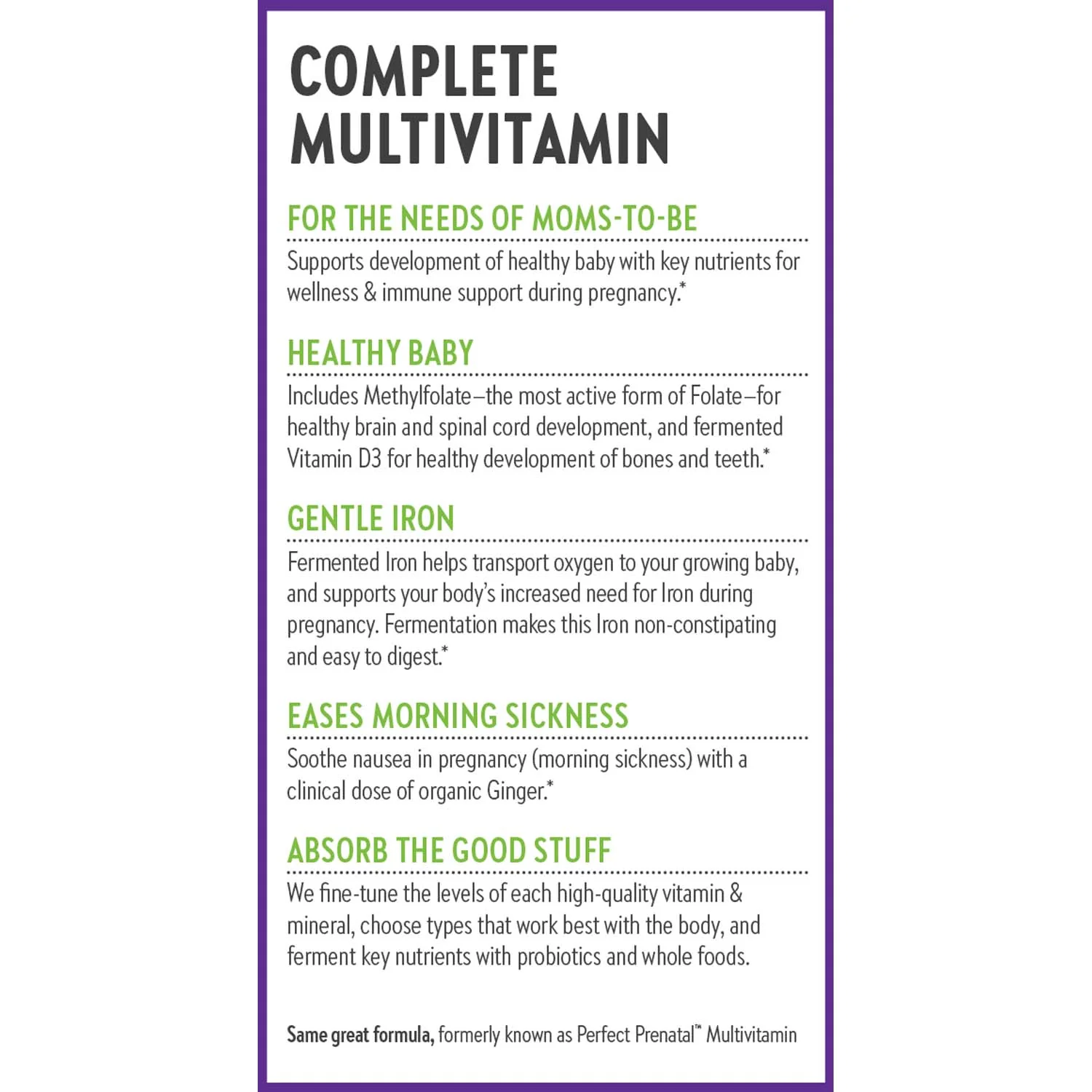 Advanced Perfect Prenatal™ Multivitamin for Healthy Baby & Mom - Image 4