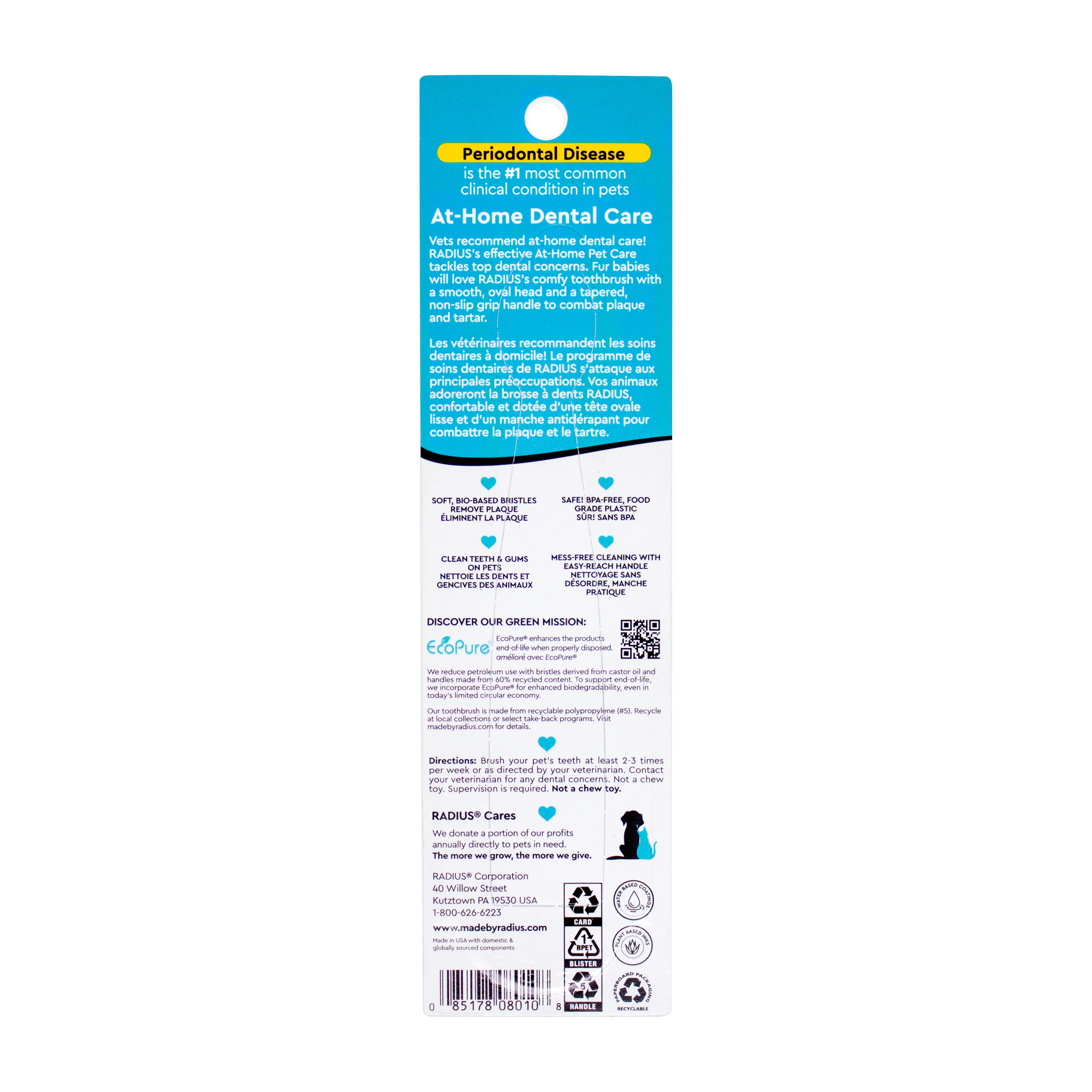 Pet Toothbrush, Lush & Plush - Image 2