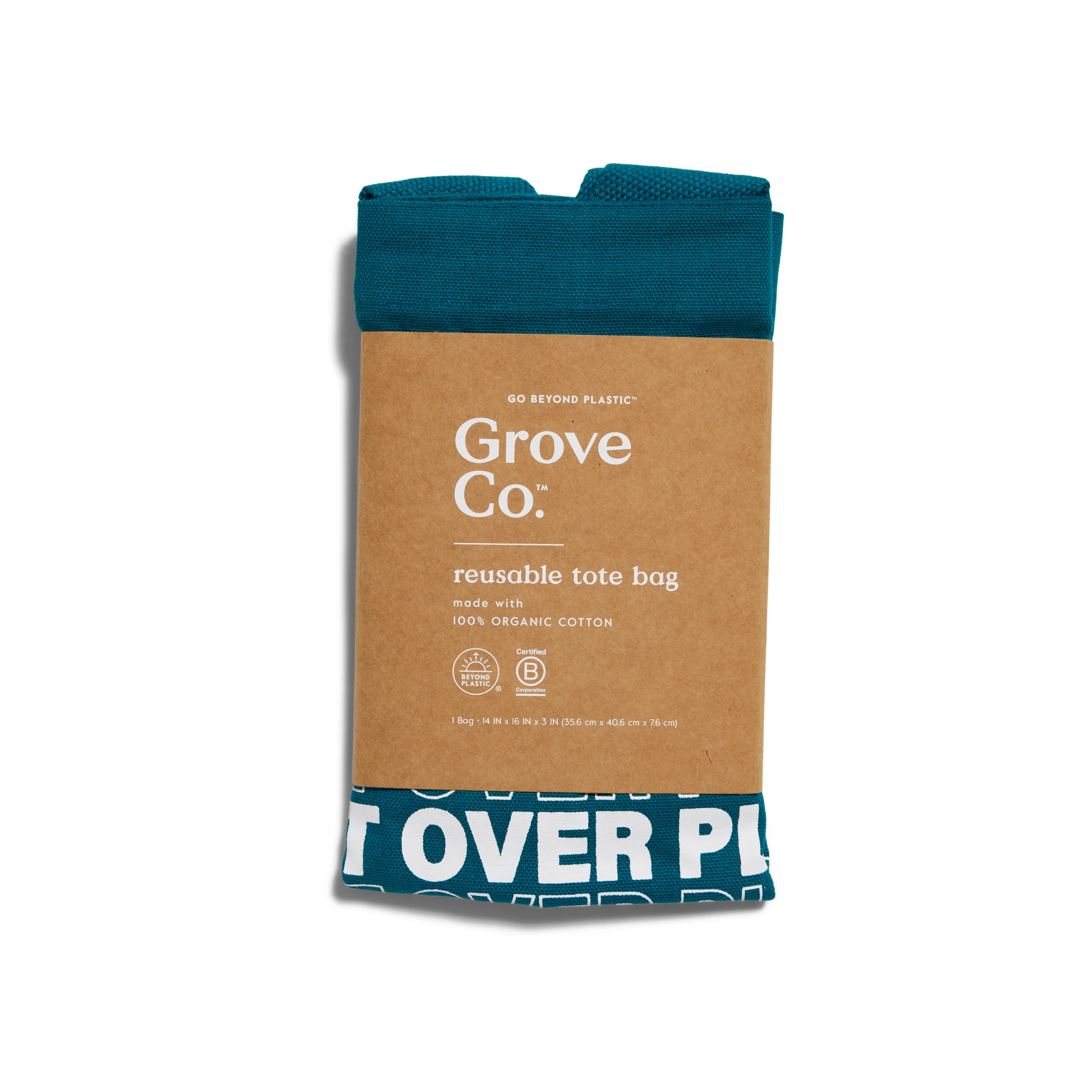 ‘Planet Over Plastic’ Reusable Tote Bag - Image 2