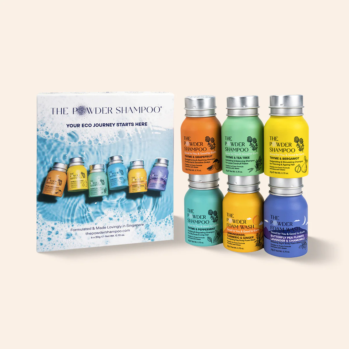 Powder Discovery Set, Shampoo & Body Wash - Image 9