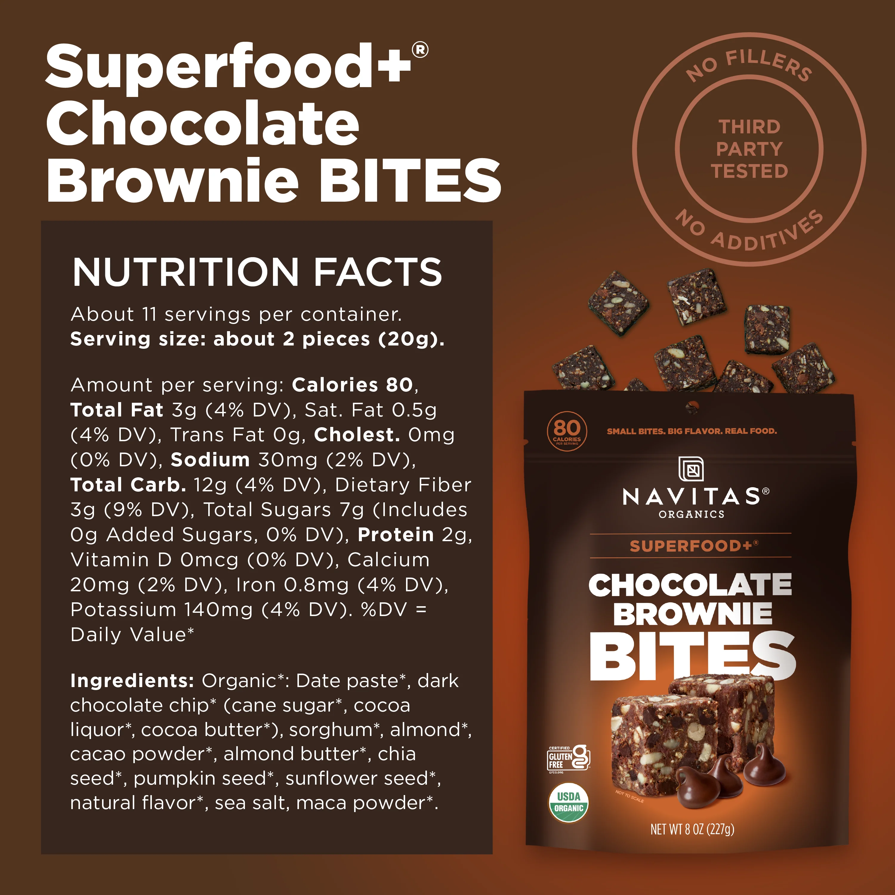 Superfood + Chocolate Brownie BITES - Image 6