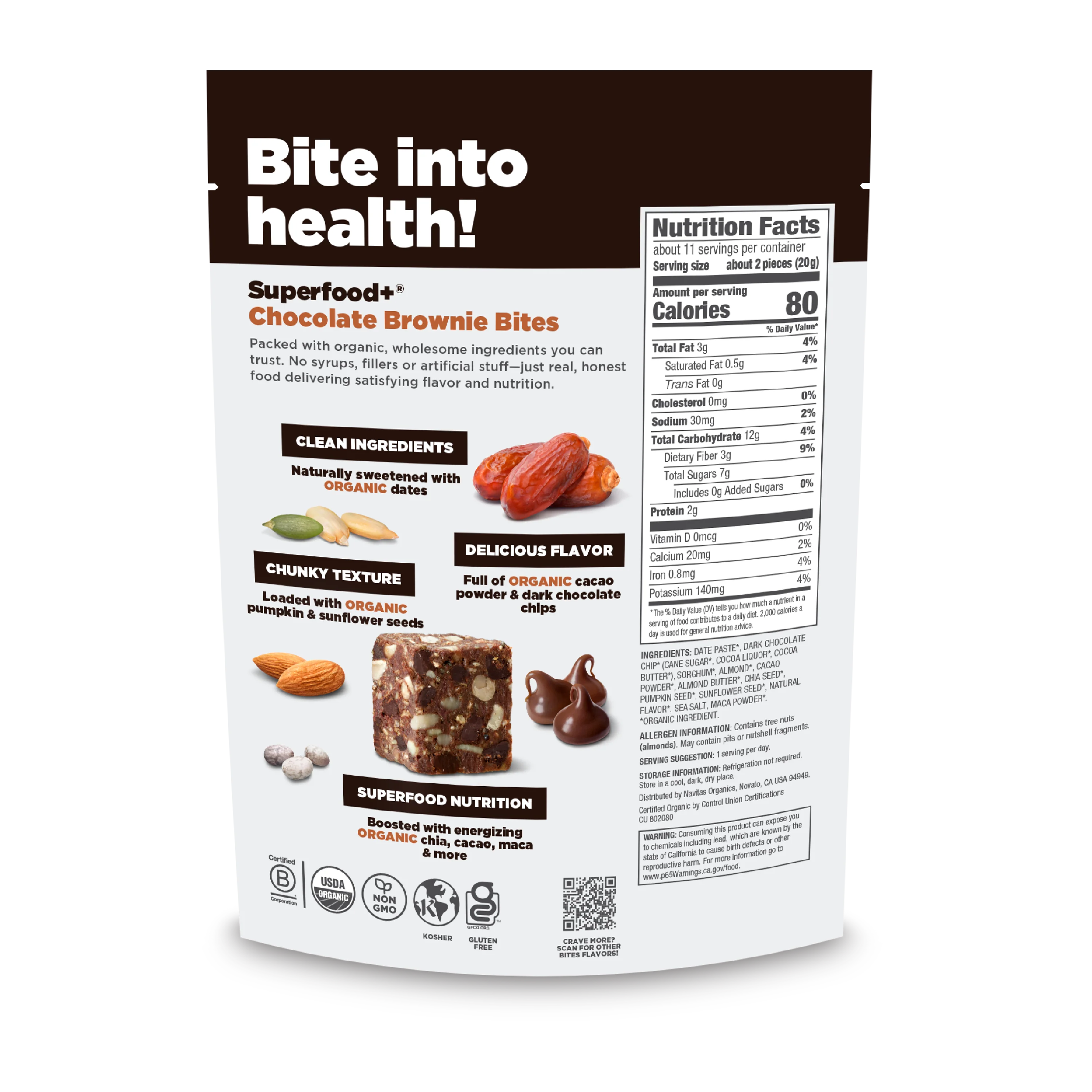 Superfood + Chocolate Brownie BITES - Image 8