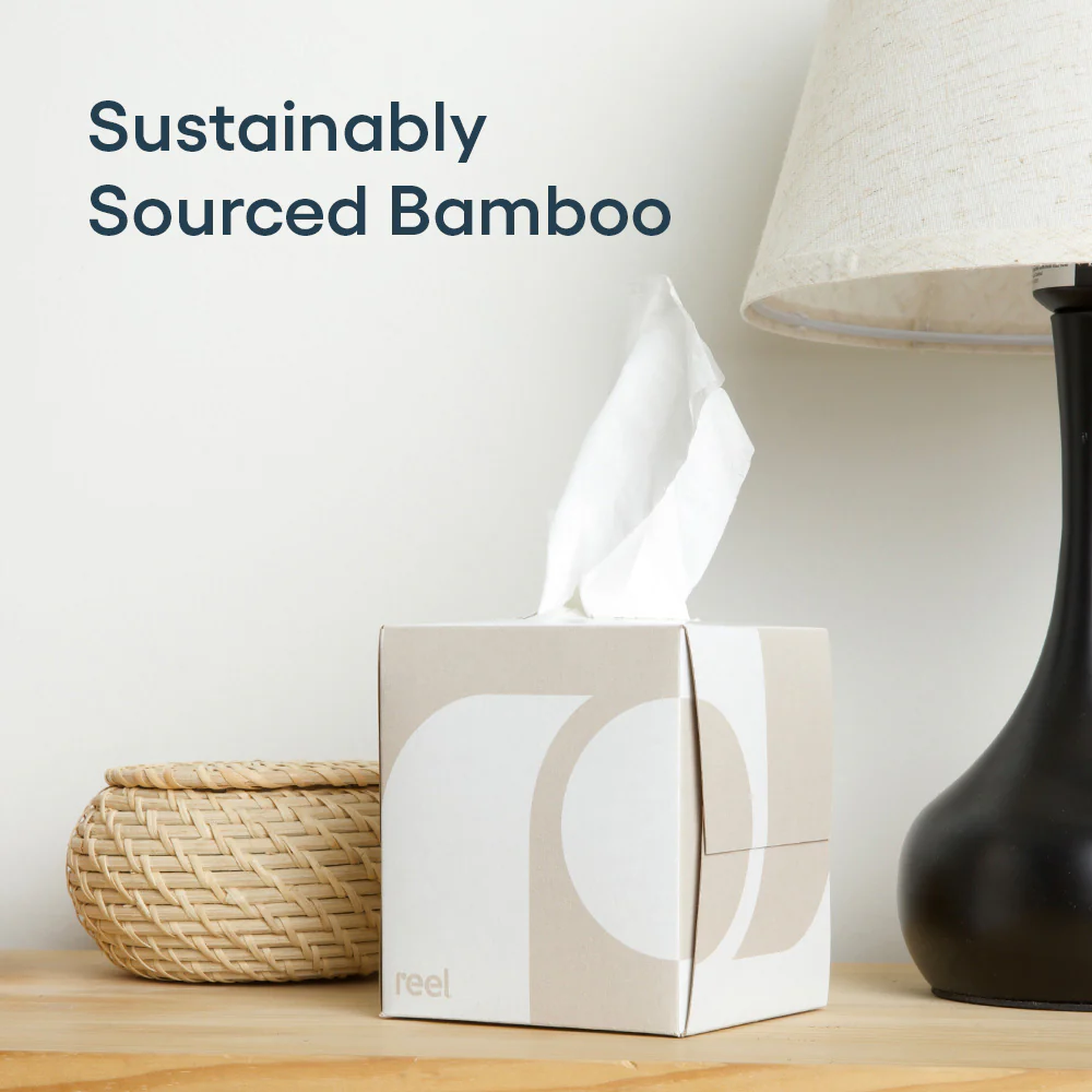 Premium Bamboo Facial Tissues - 60 3-ply tissue per box - Image 12