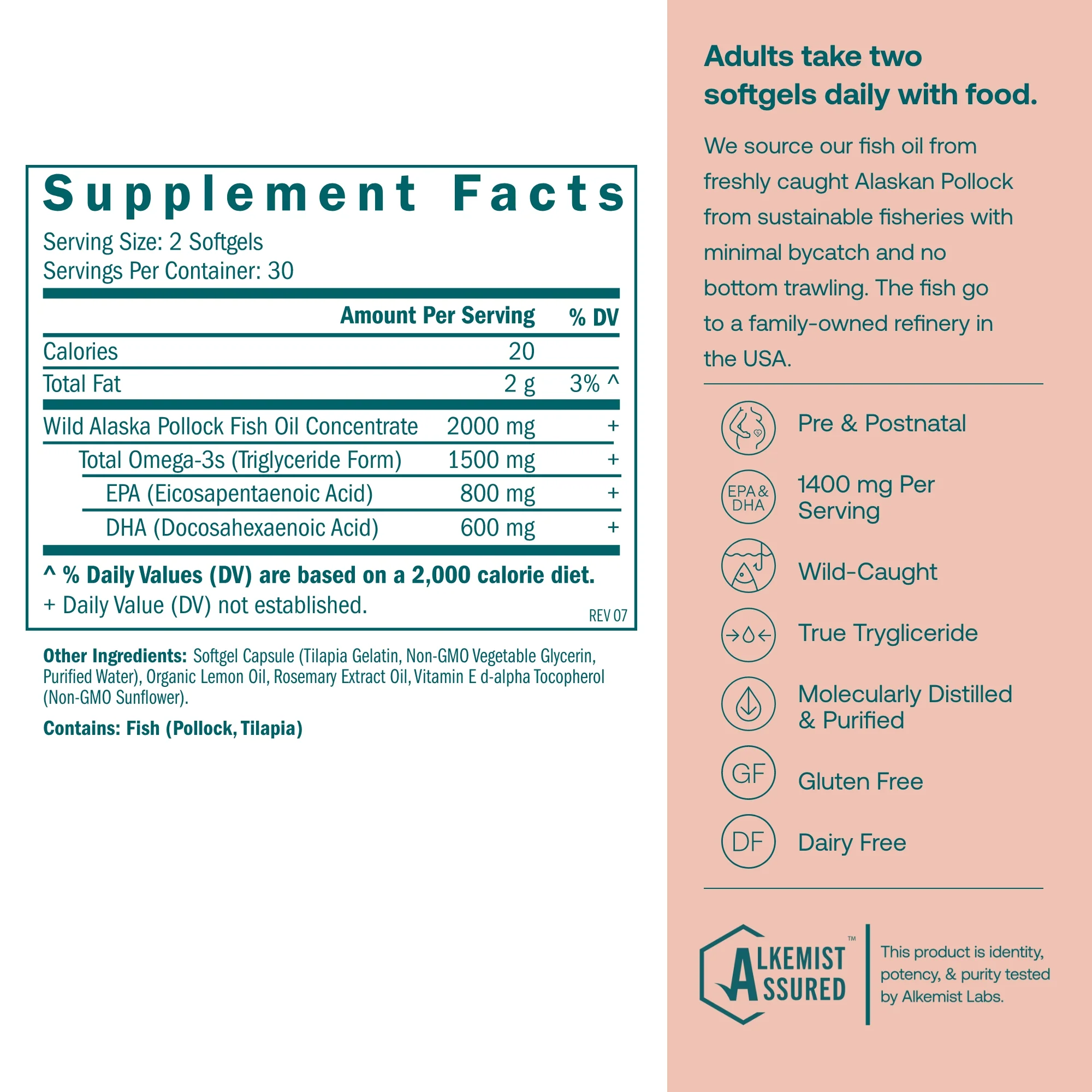 Prenatal DHA Softgels - Brain & Eye Development* - Image 8