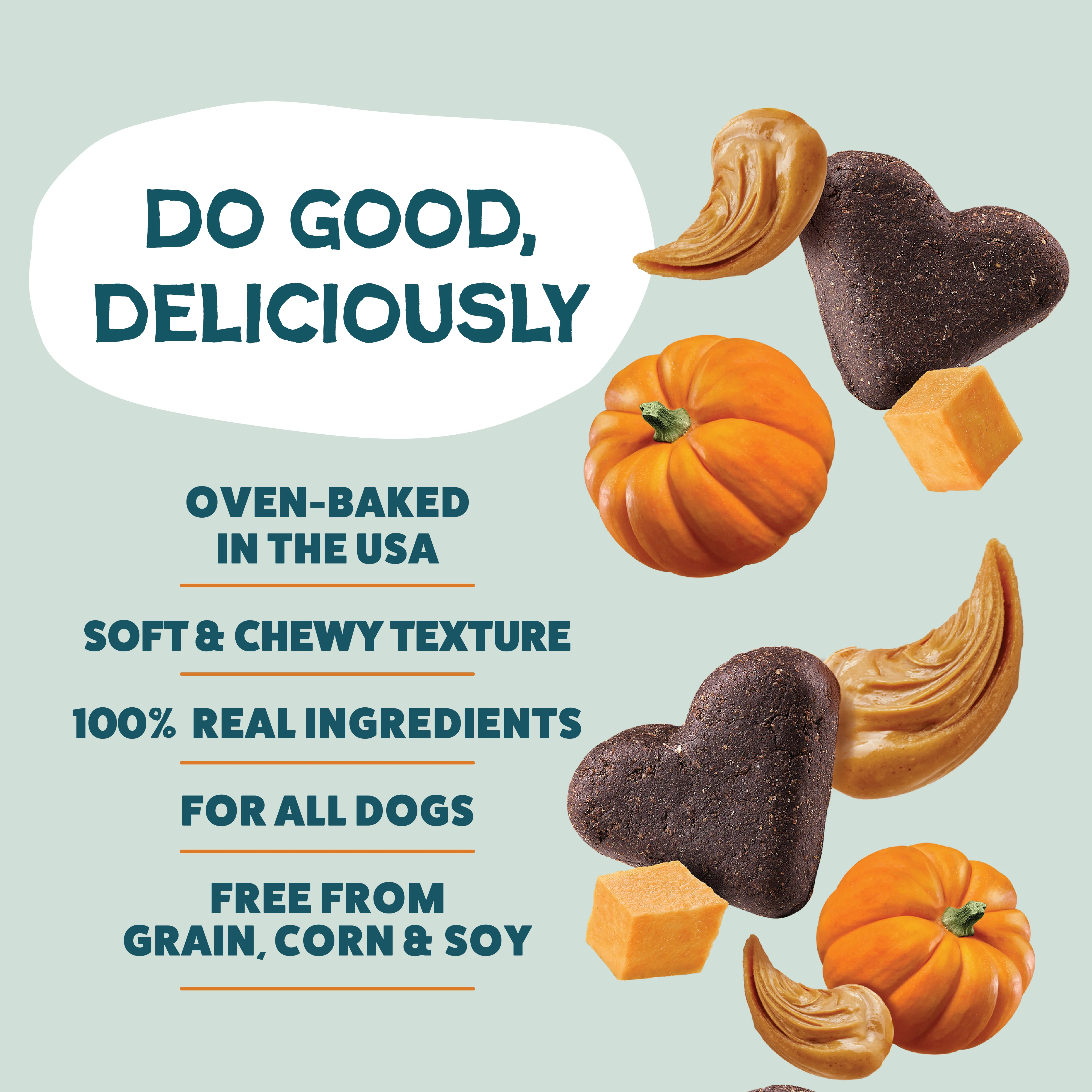 Pumpkin Nut Par-Tay Soft-Baked Dog Treats - Image 3