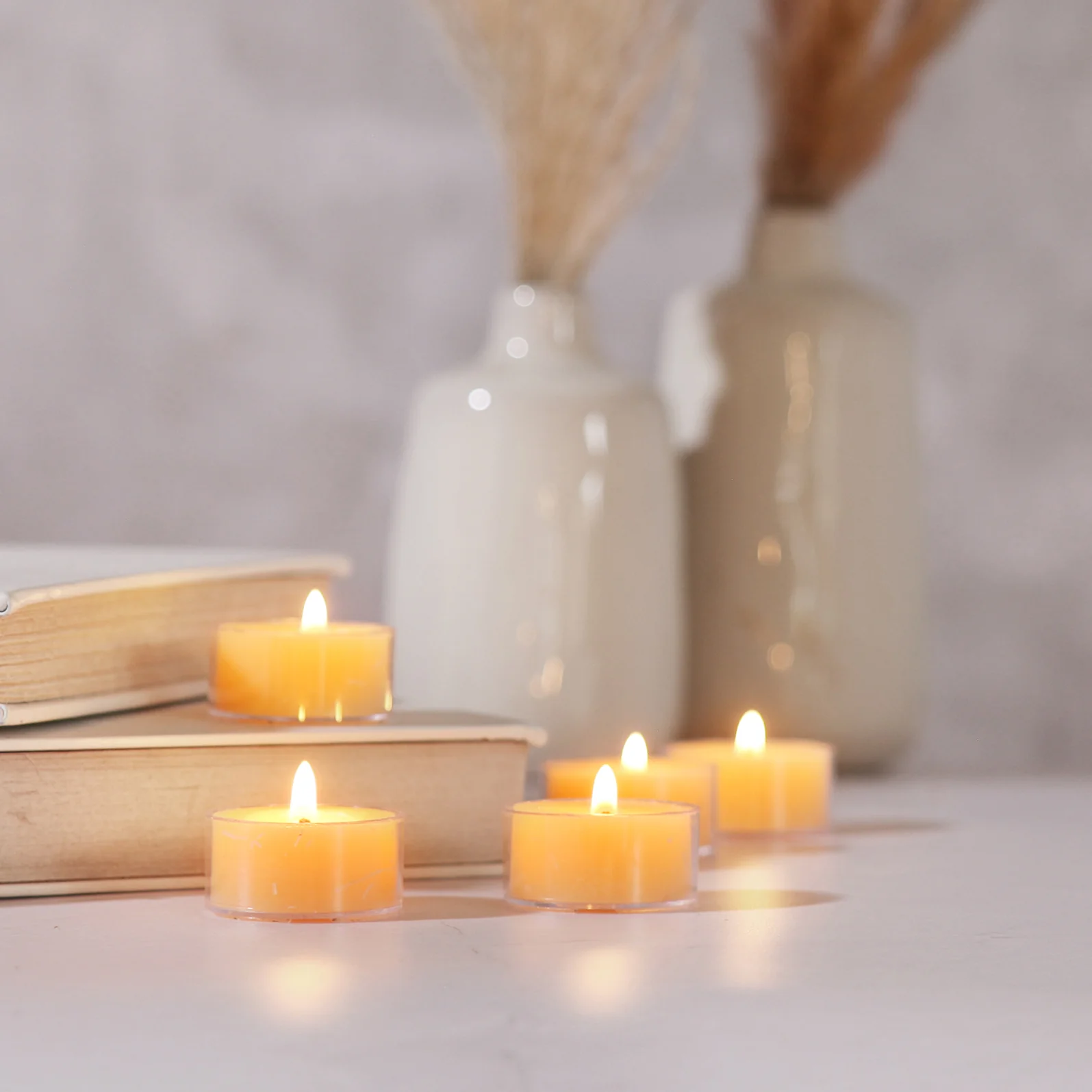 Pure Beeswax Tea Lights - Image 4